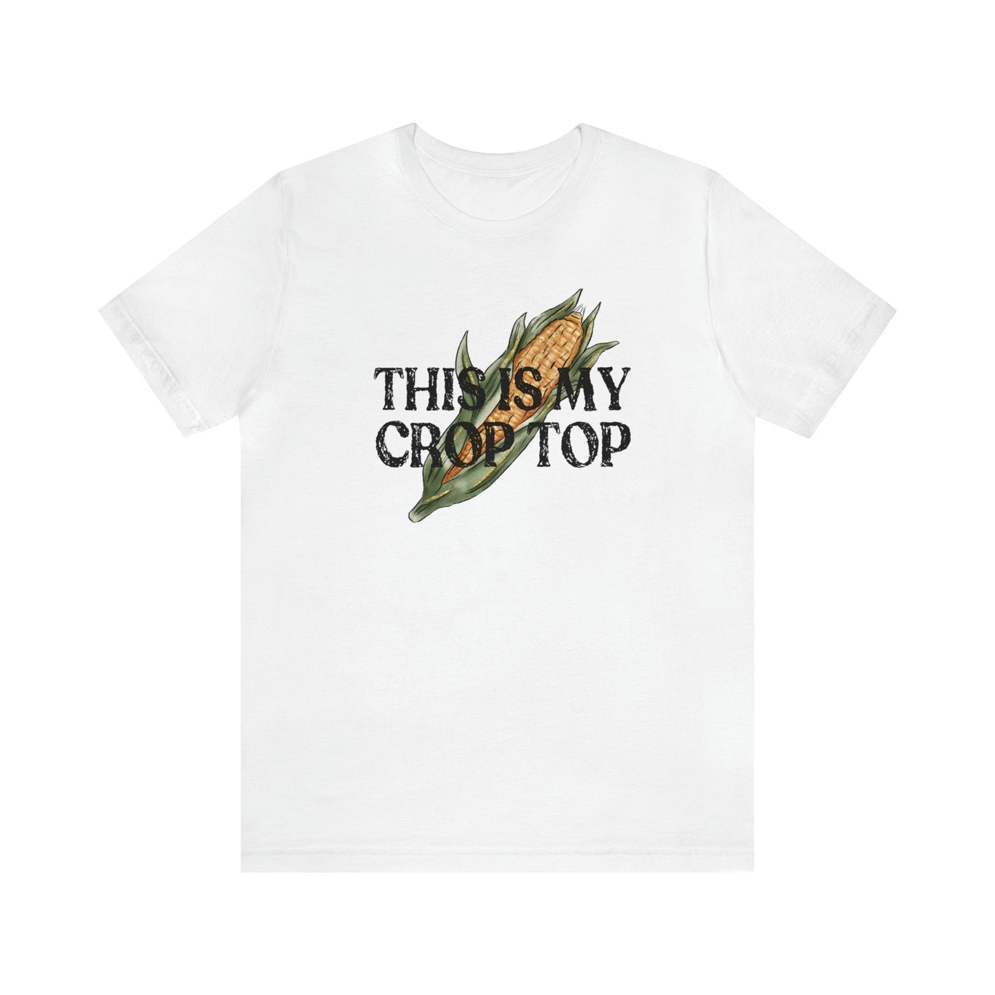 "Crop Top" Bella Canvas Unisex Short Sleeve Tee