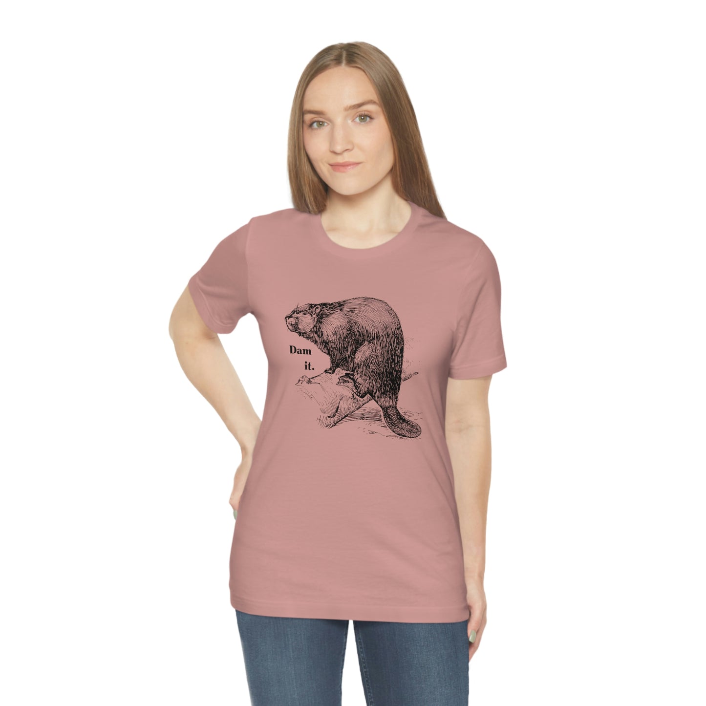 "Dam it" Bella Canvas Graphic Short Sleeve Tee
