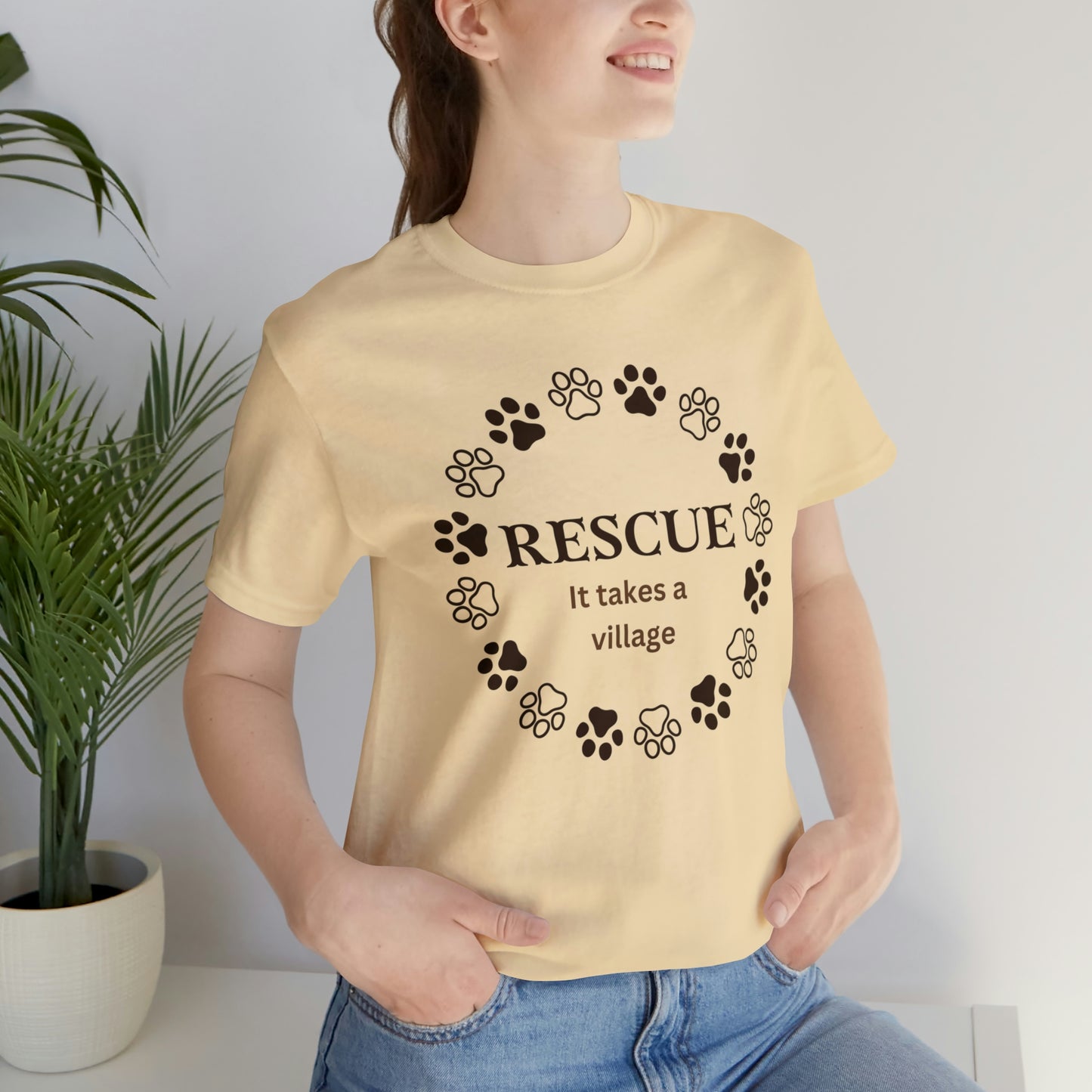 "Rescue" Bella Canvas Unisex Jersey Short Sleeve Tee