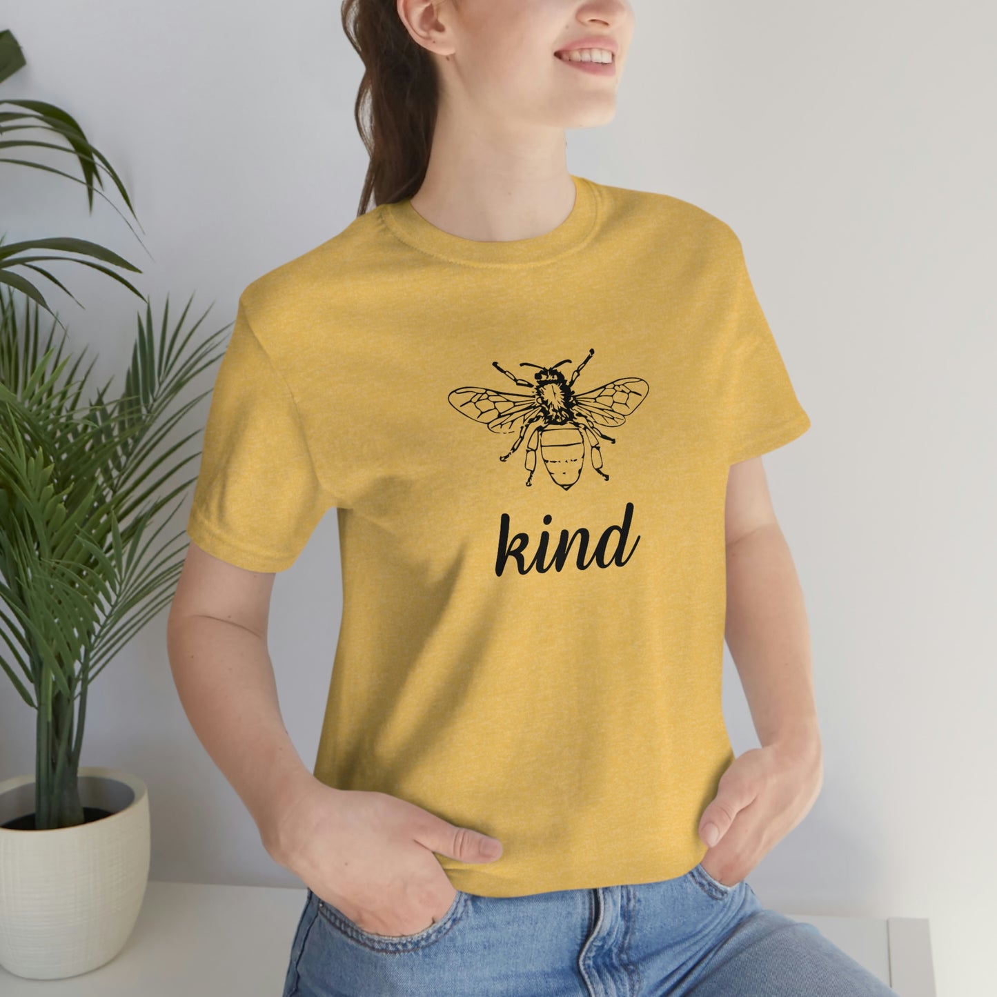 "Bee Kind" Unisex Jersey Short Sleeve Tee