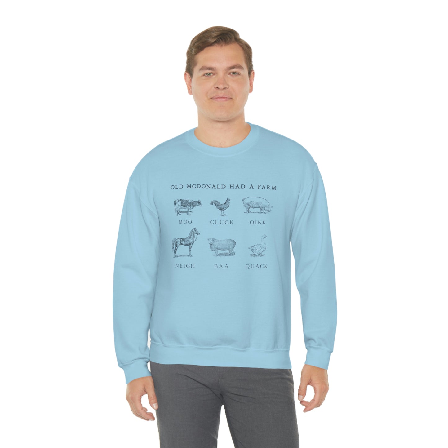 "Old McDonald" Unisex Heavy Blend™ Crewneck Sweatshirt