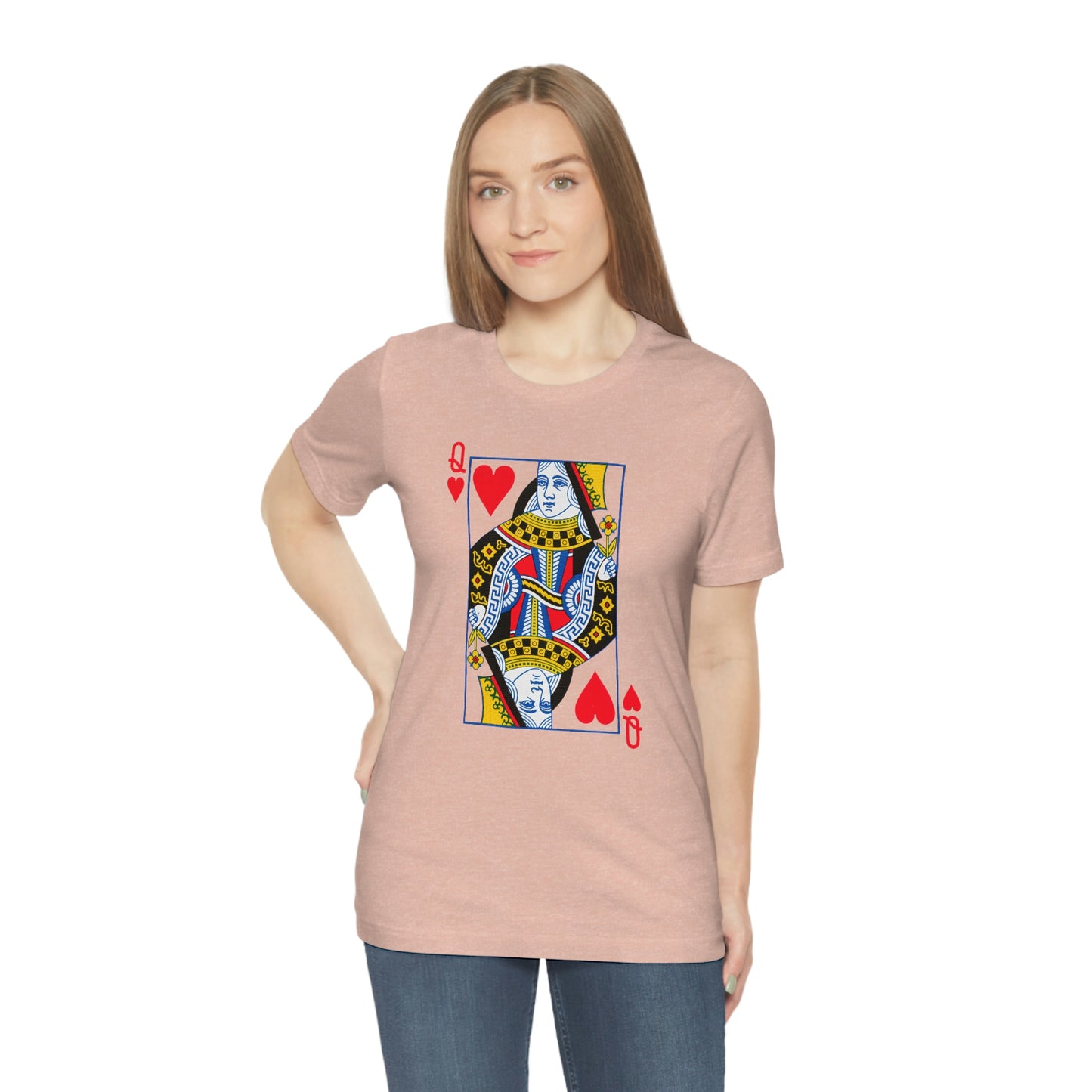 "Queen of Hearts" Unisex Jersey Short Sleeve Tee