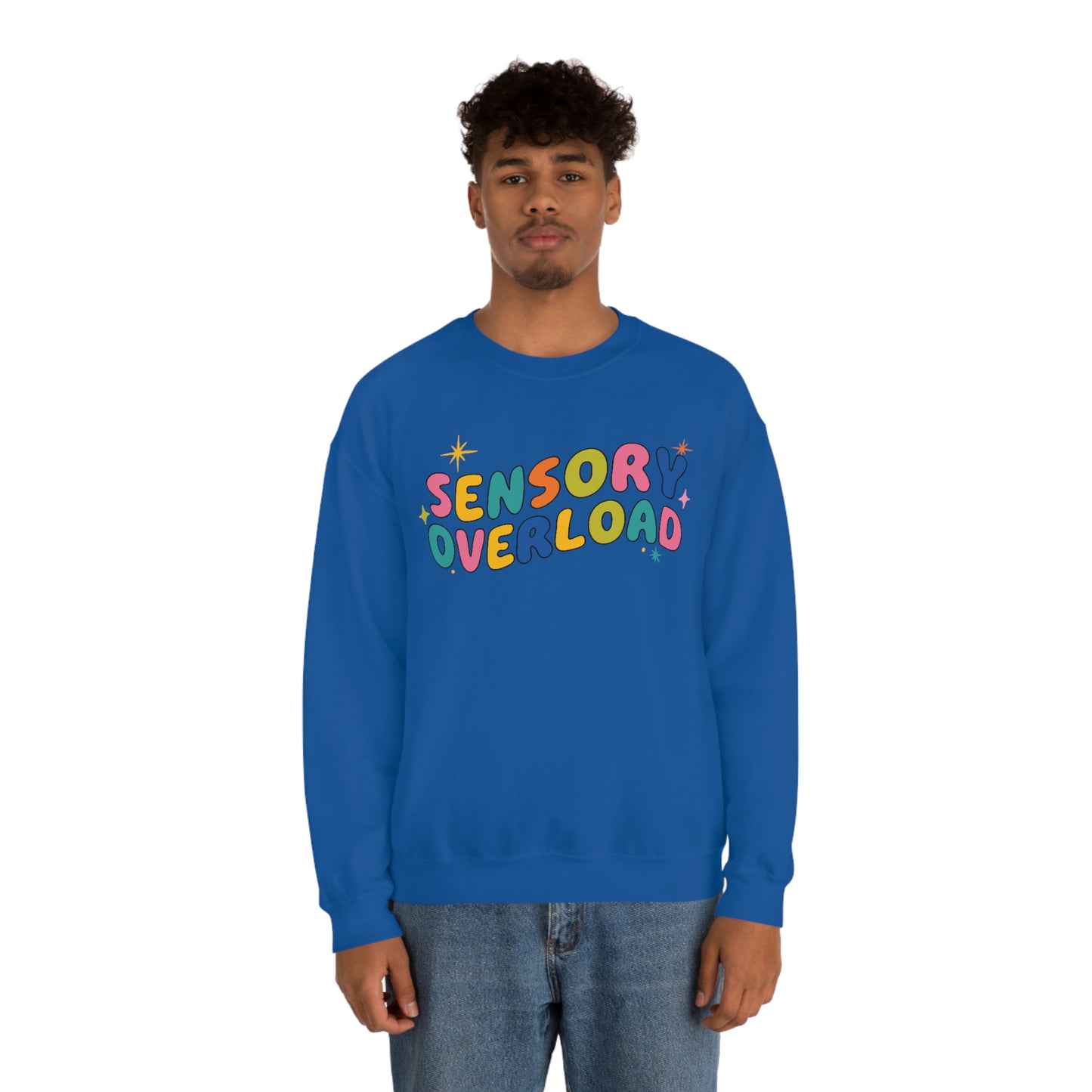 "Sensory Overload" Unisex Heavy Blend™ Crewneck Sweatshirt