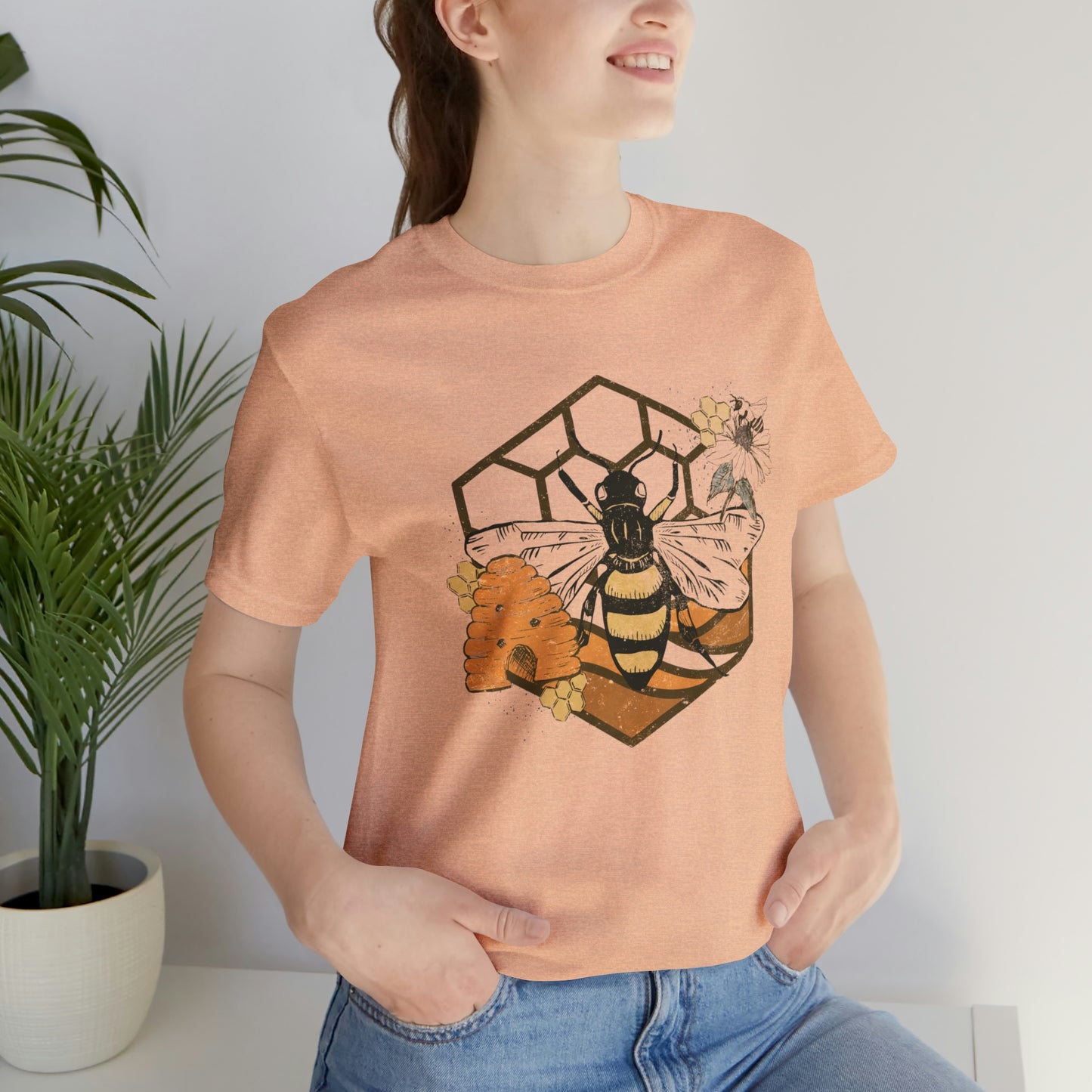 "Honey Bee" Bella Canvas Short Sleeve Tee