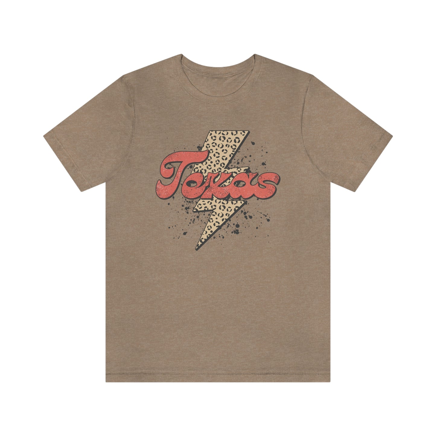 "Texas" Unisex Jersey Short Sleeve Tee (Bella Canvas 3001)