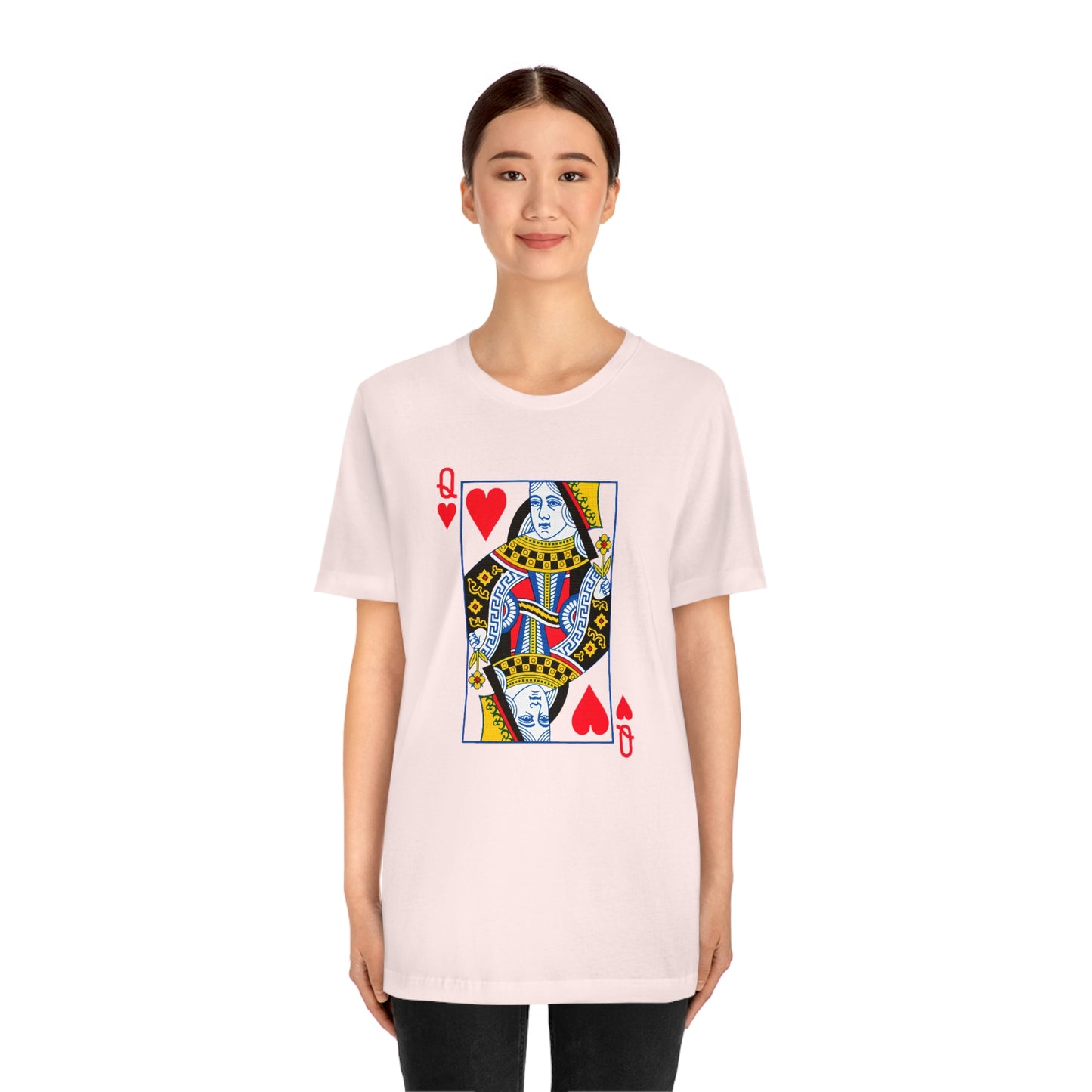 "Queen of Hearts" Unisex Jersey Short Sleeve Tee