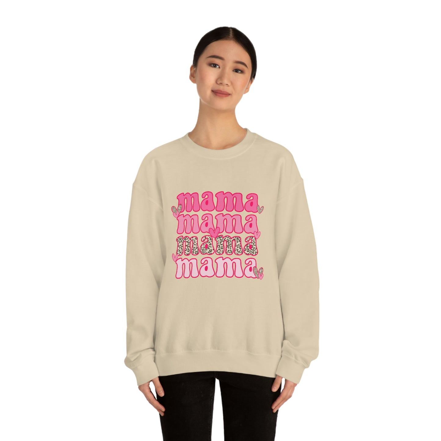 "Mama" Unisex Heavy Blend™ Crewneck Sweatshirt