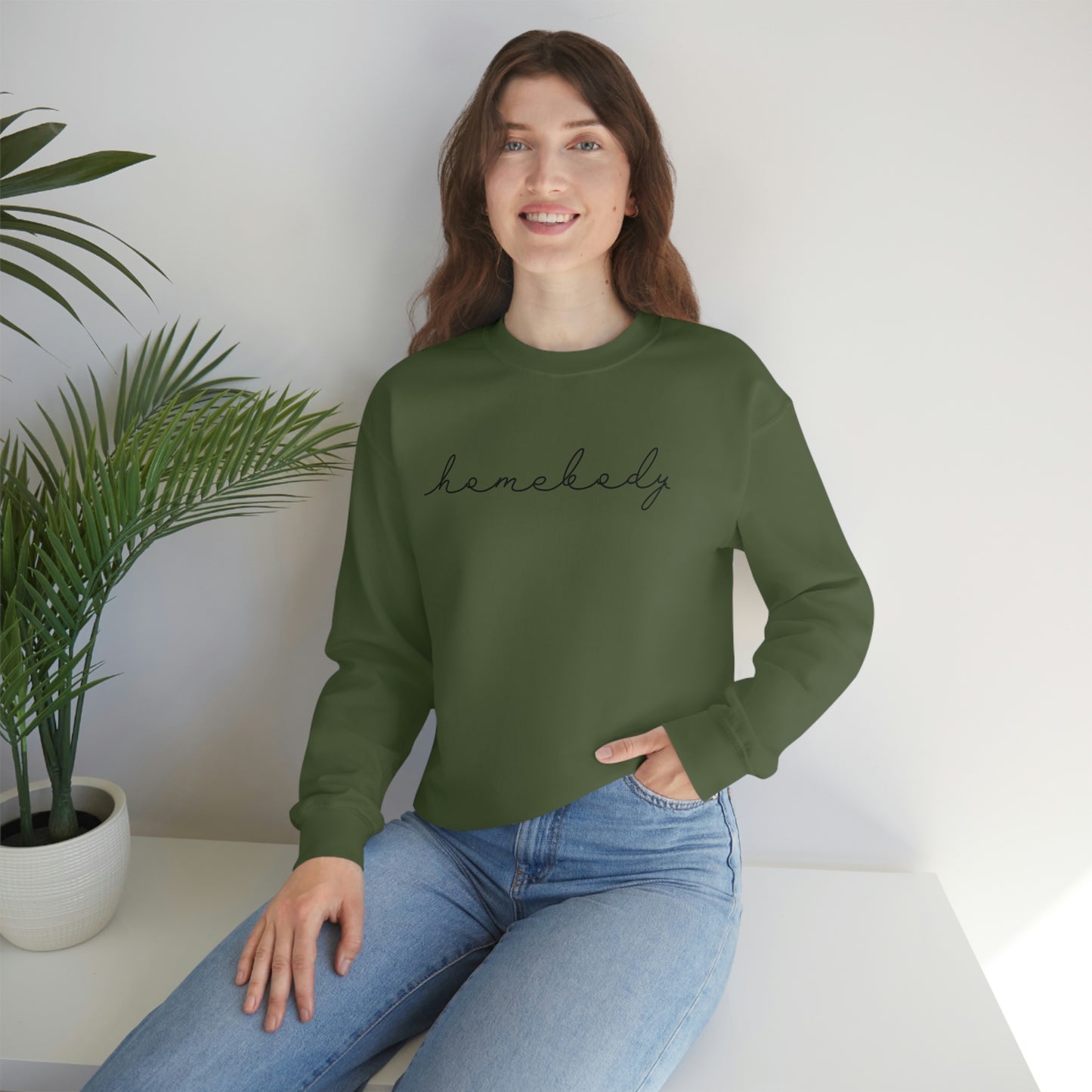 "Homebody" Unisex Heavy Blend™ Crewneck Sweatshirt