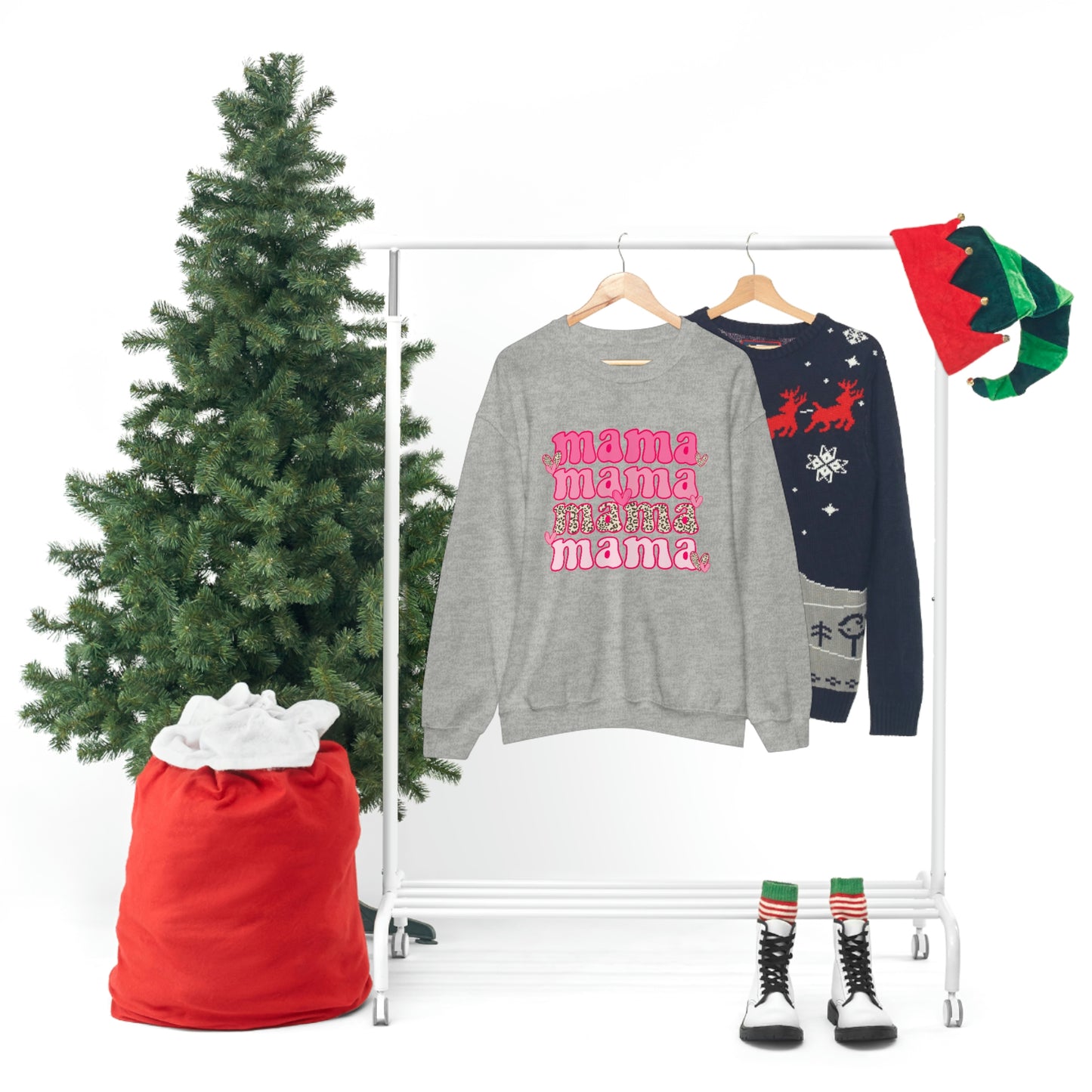 "Mama" Unisex Heavy Blend™ Crewneck Sweatshirt