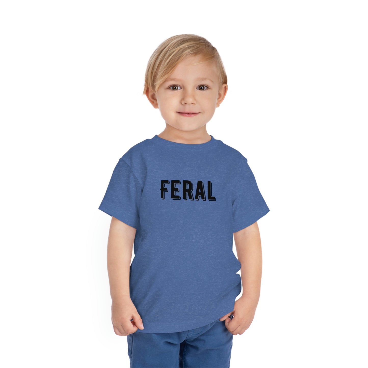 "Feral" Toddler Short Sleeve Tee (2T-5T)