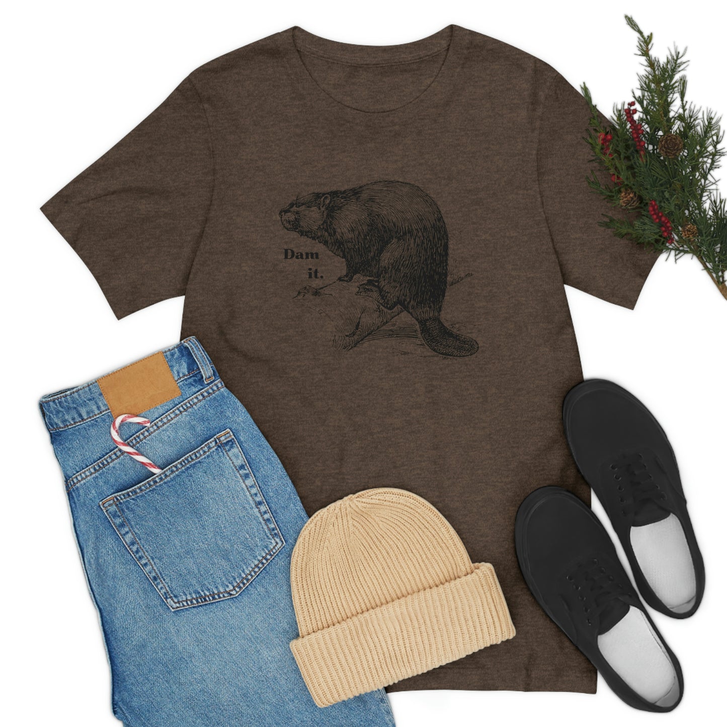 "Dam it" Bella Canvas Graphic Short Sleeve Tee