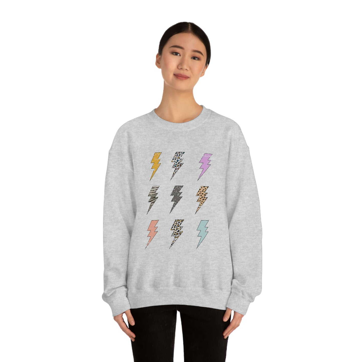 "Lightening Bolt" Unisex Heavy Blend™ Crewneck Sweatshirt