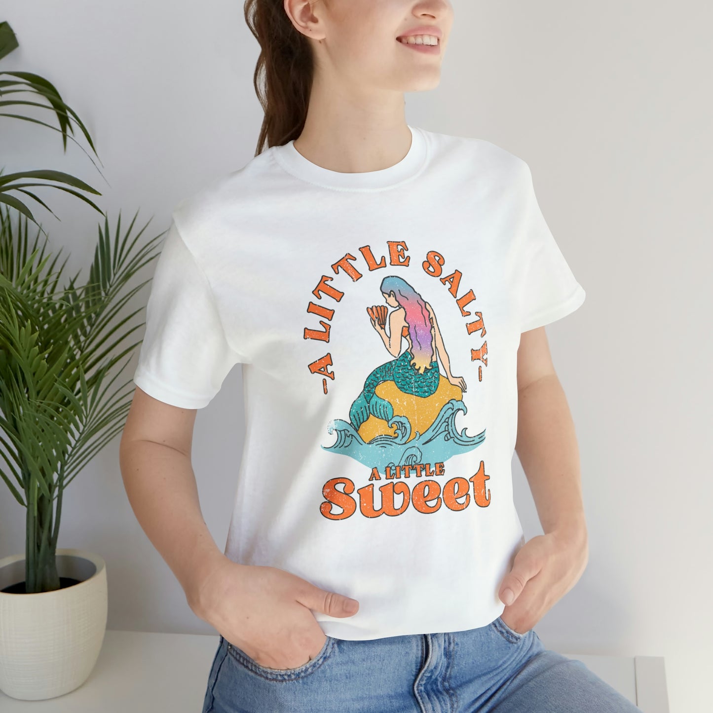 "A Little Salty, A Little Sweet" Bella Canvas Unisex Jersey Short Sleeve Tee