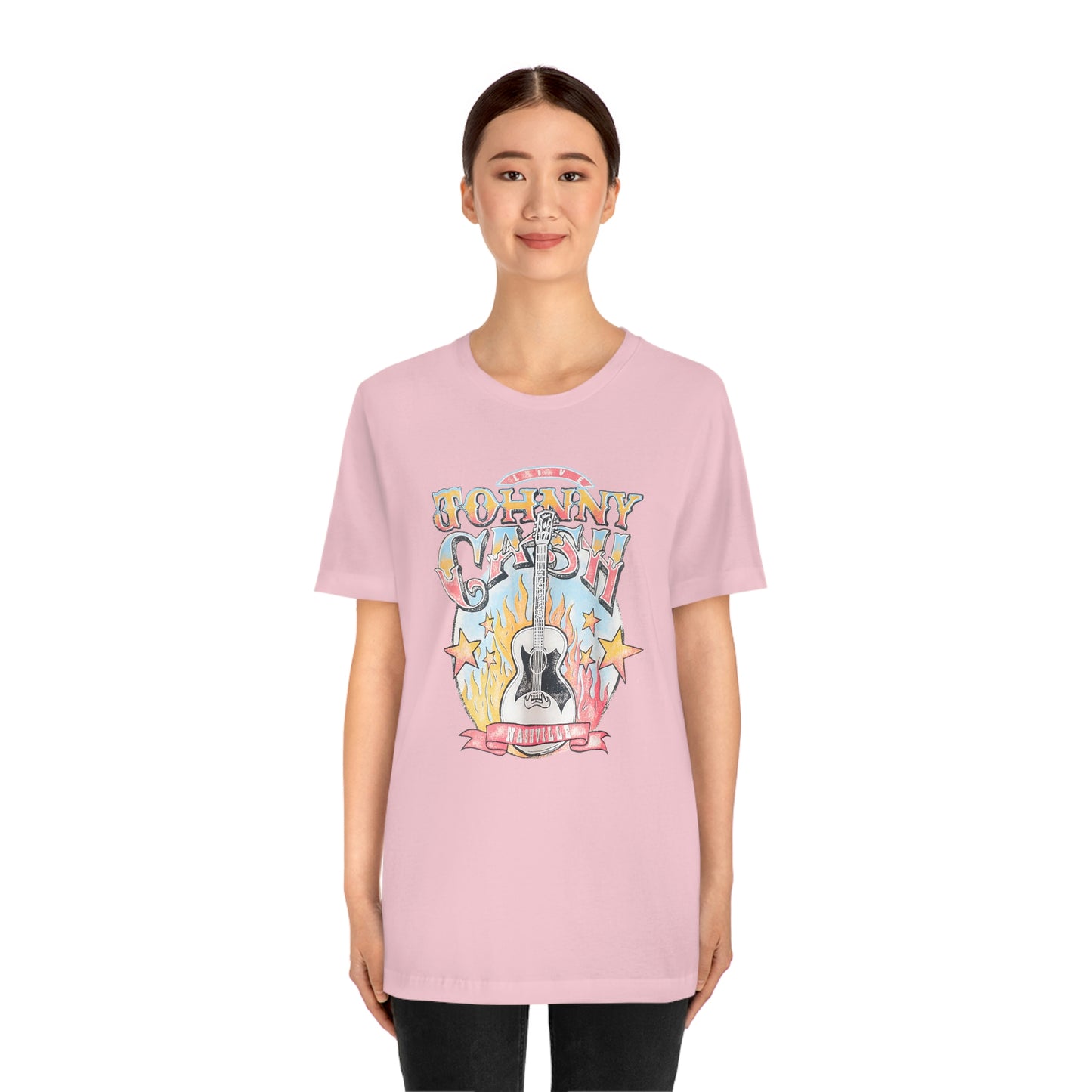 "Johnny Cash" Unisex Jersey Short Sleeve Tee