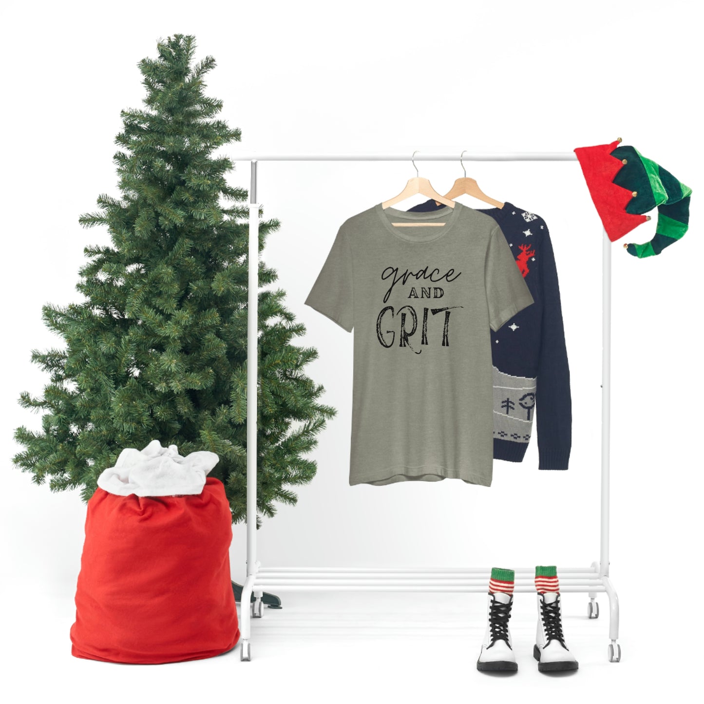 "Grace and Grit" Unisex Jersey Short Tee