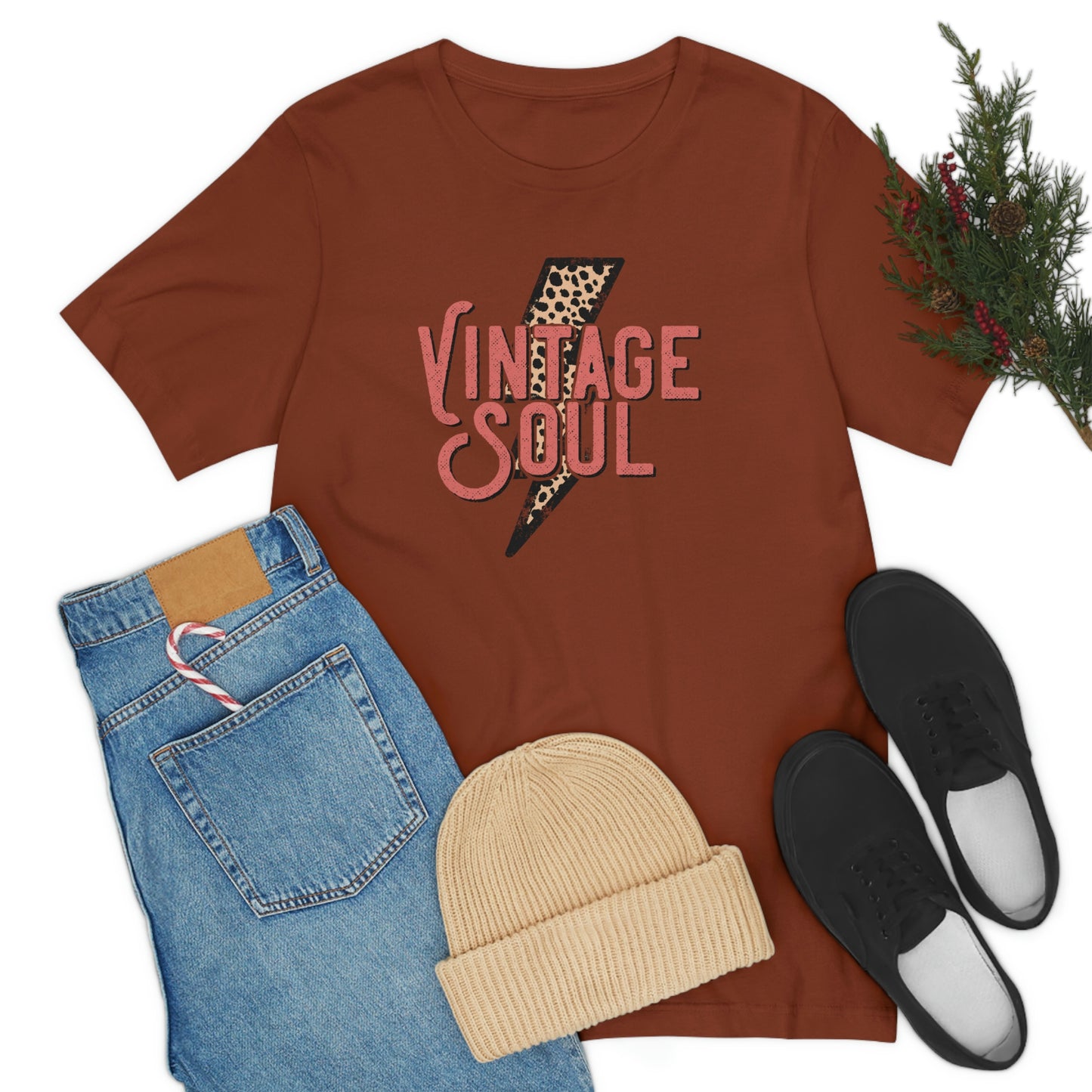 "Vintage Soul" Unisex Jersey Short Sleeve Tee