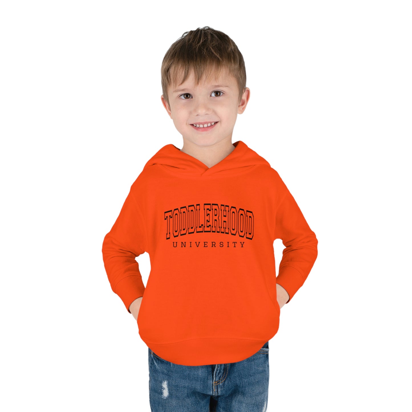 "Toddlerhood University" Toddler Pullover Fleece Hoodie (2T-6T)