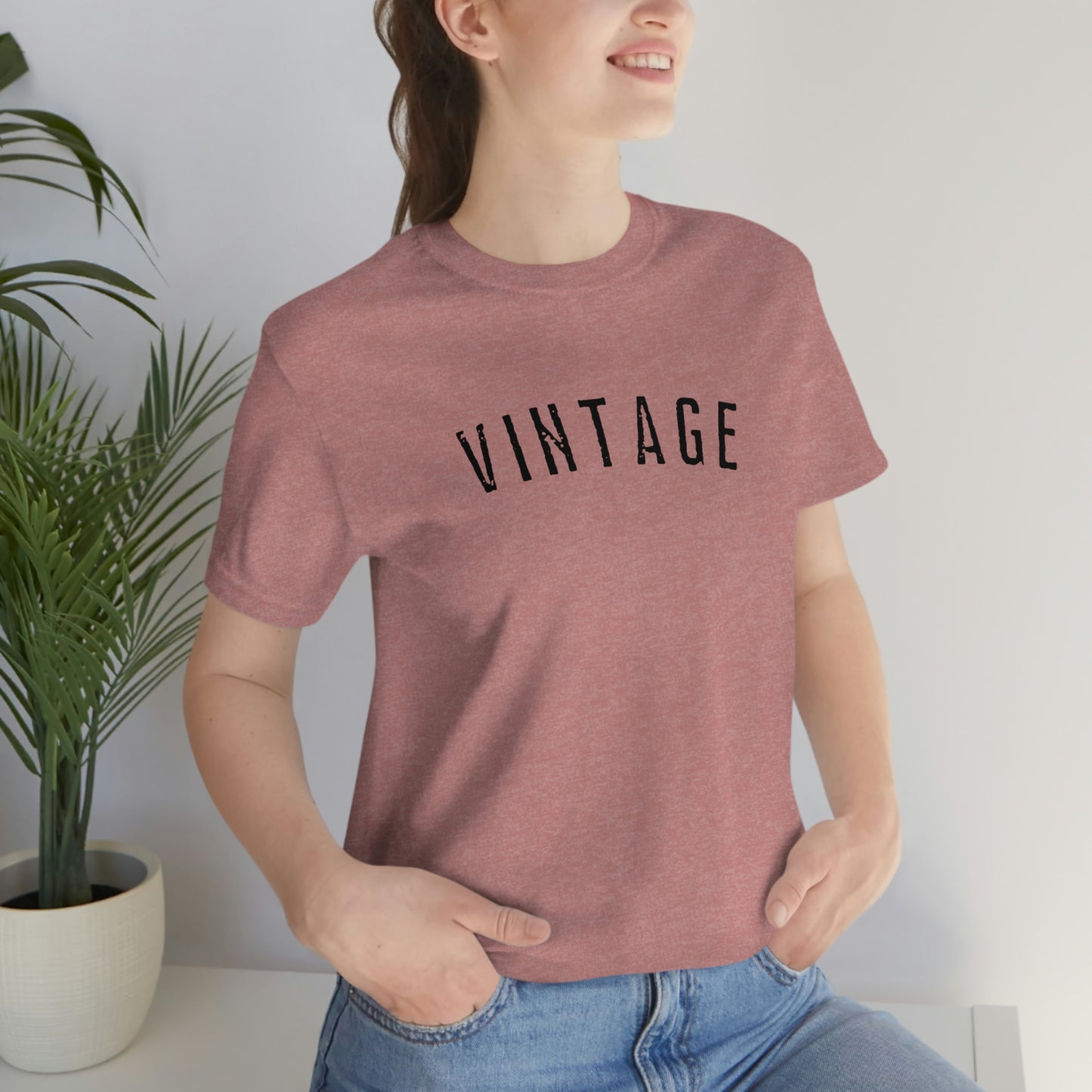 "Vintage" Bella Canvas Unisex Jersey Short Sleeve Tee