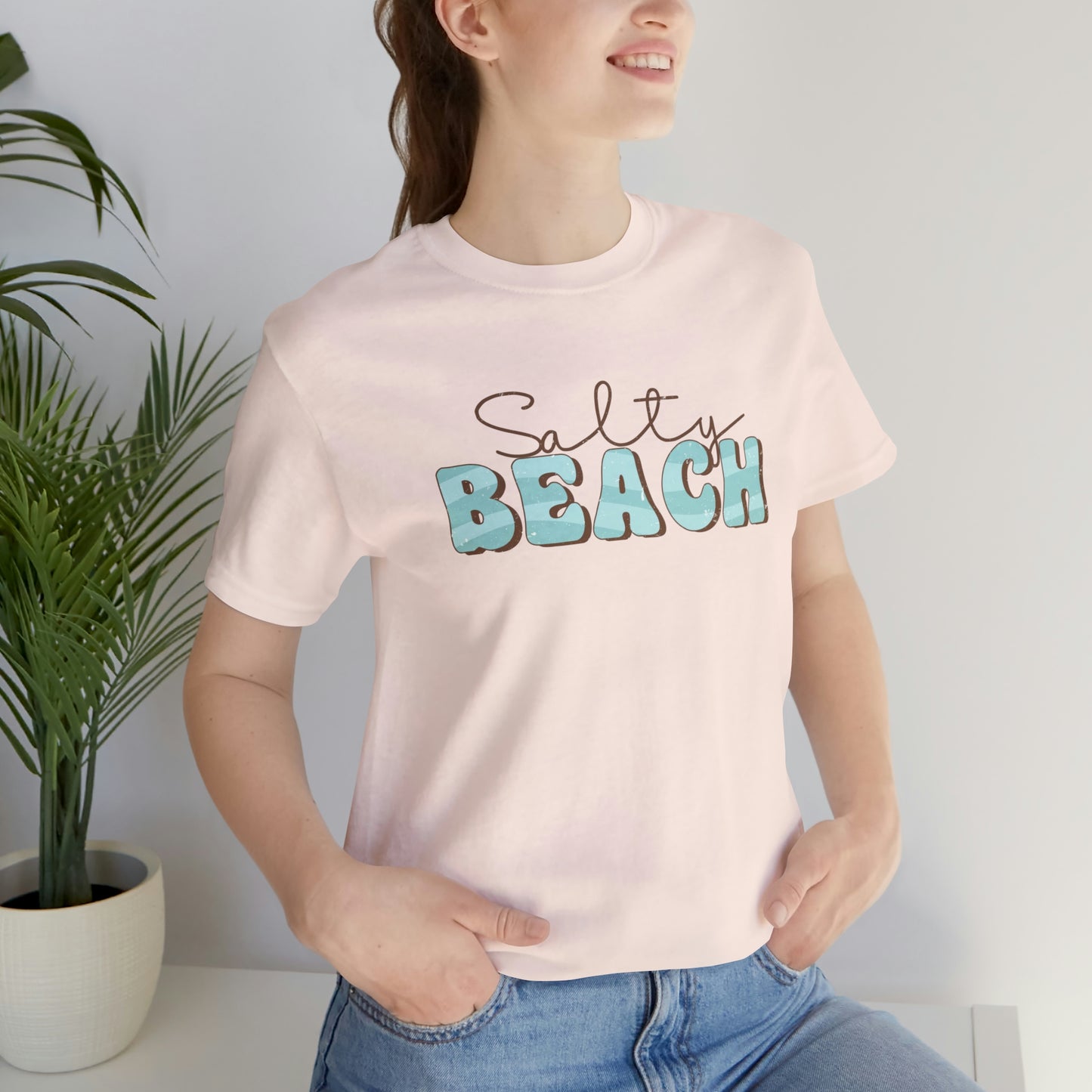 "Salty Beach" Bella Canvas Short Sleeve Tee