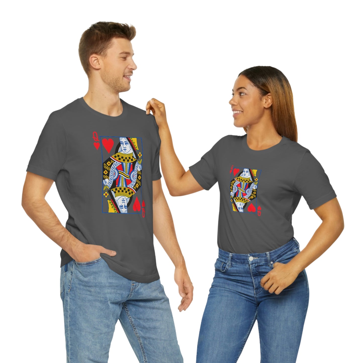 "Queen of Hearts" Unisex Jersey Short Sleeve Tee