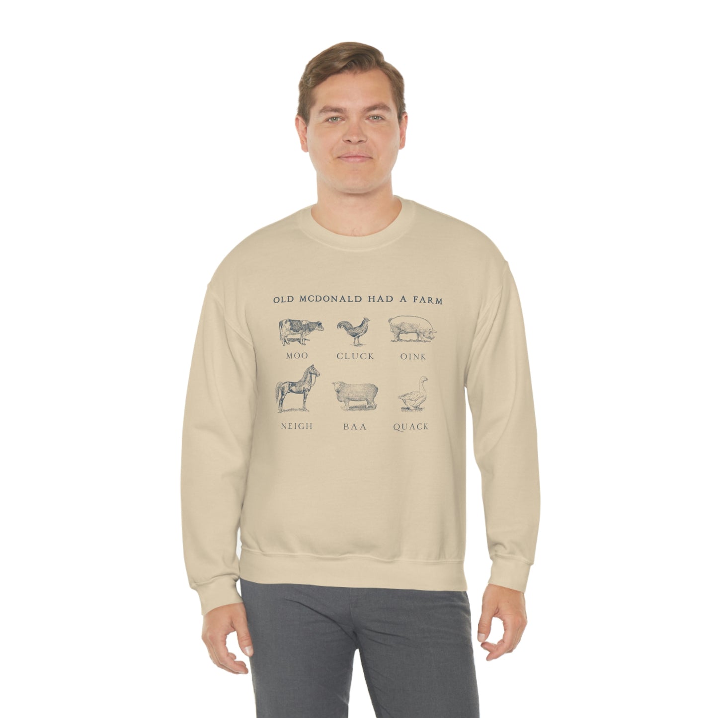 "Old McDonald" Unisex Heavy Blend™ Crewneck Sweatshirt