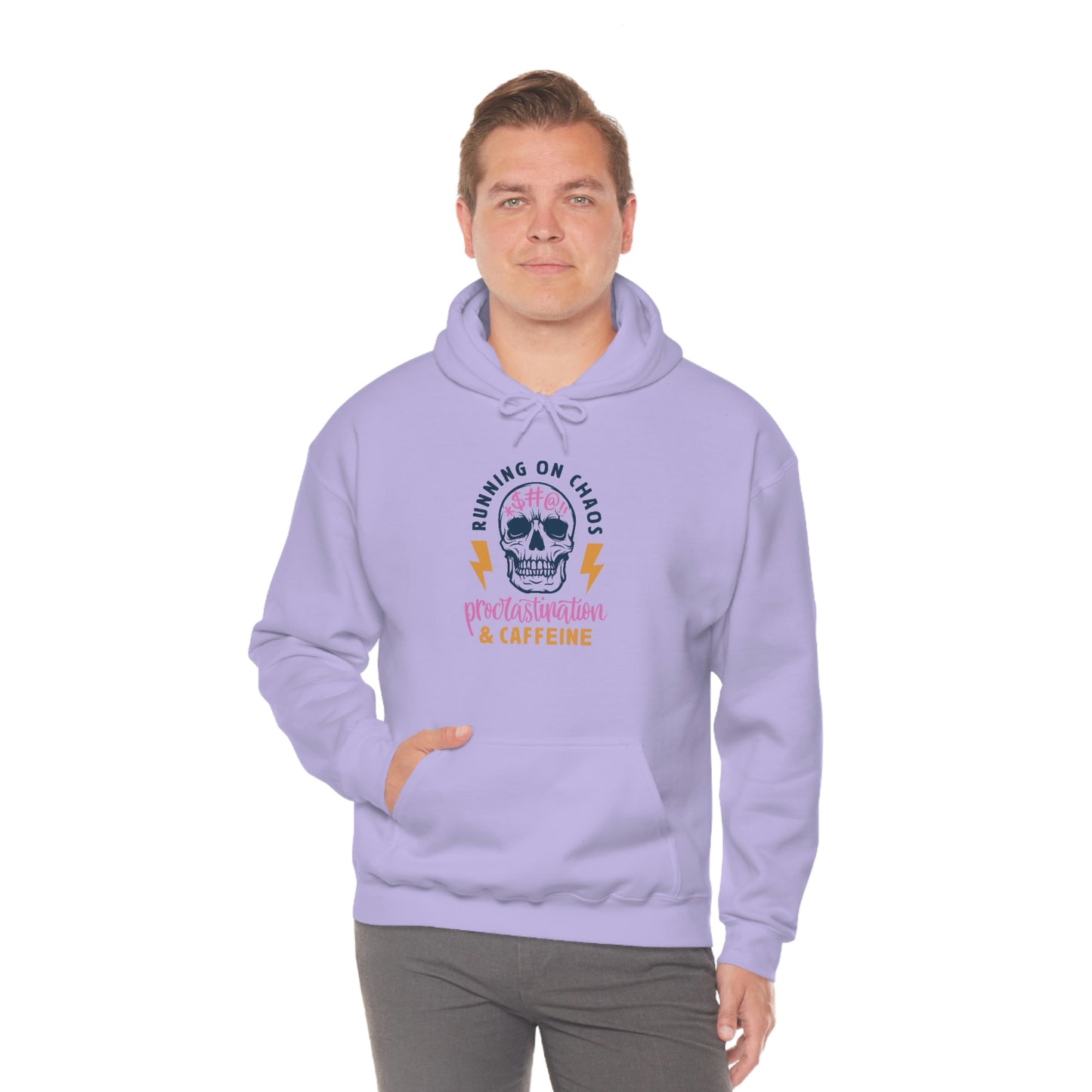 "Chaos and Caffeine" Unisex Heavy Blend™ Hooded Sweatshirt