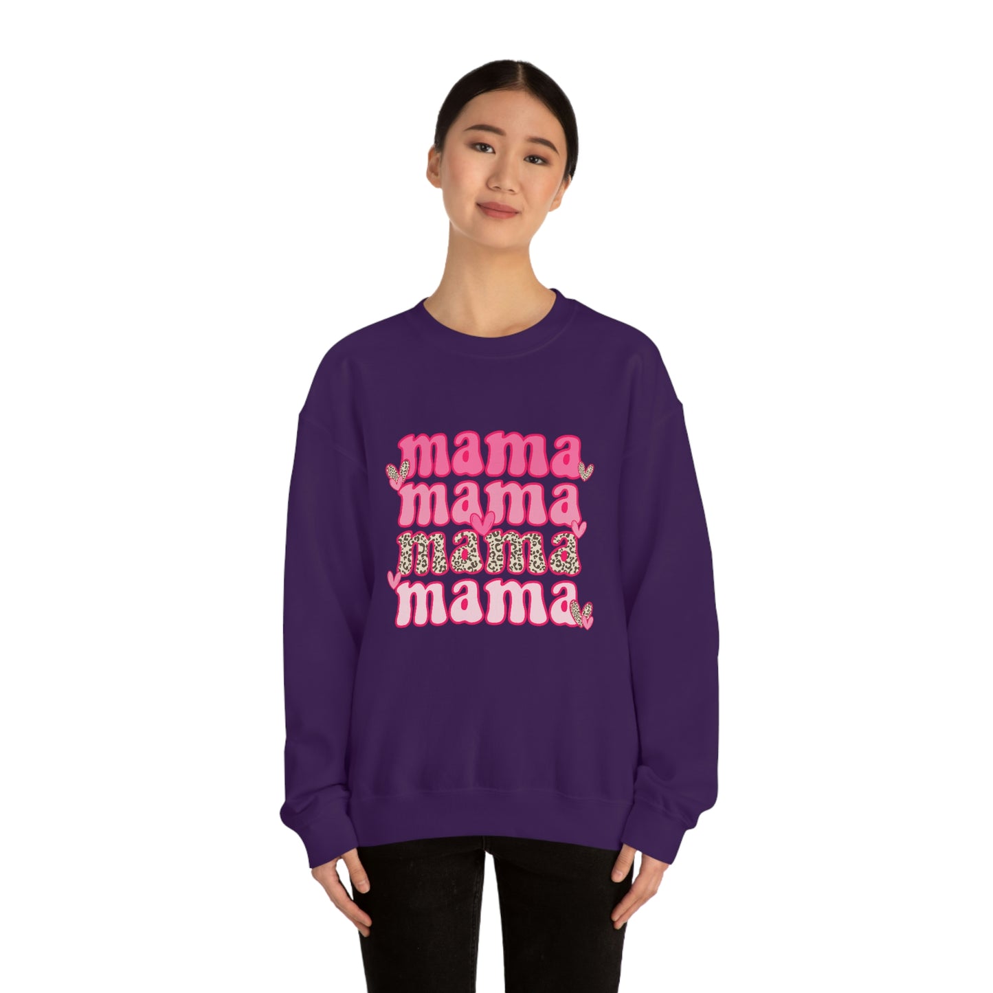 "Mama" Unisex Heavy Blend™ Crewneck Sweatshirt