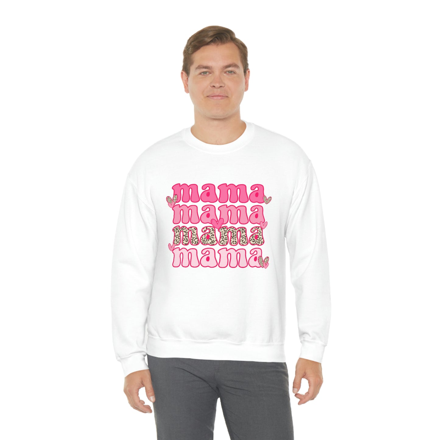 "Mama" Unisex Heavy Blend™ Crewneck Sweatshirt
