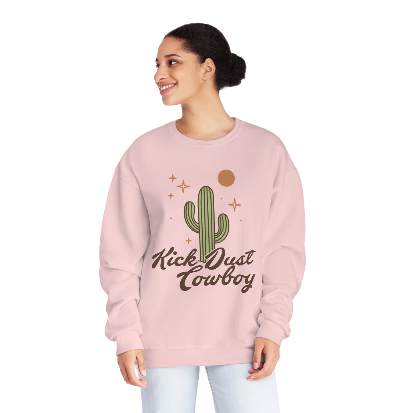 "Kick Dust Cowboy" Unisex NuBlend® Crewneck Sweatshirt