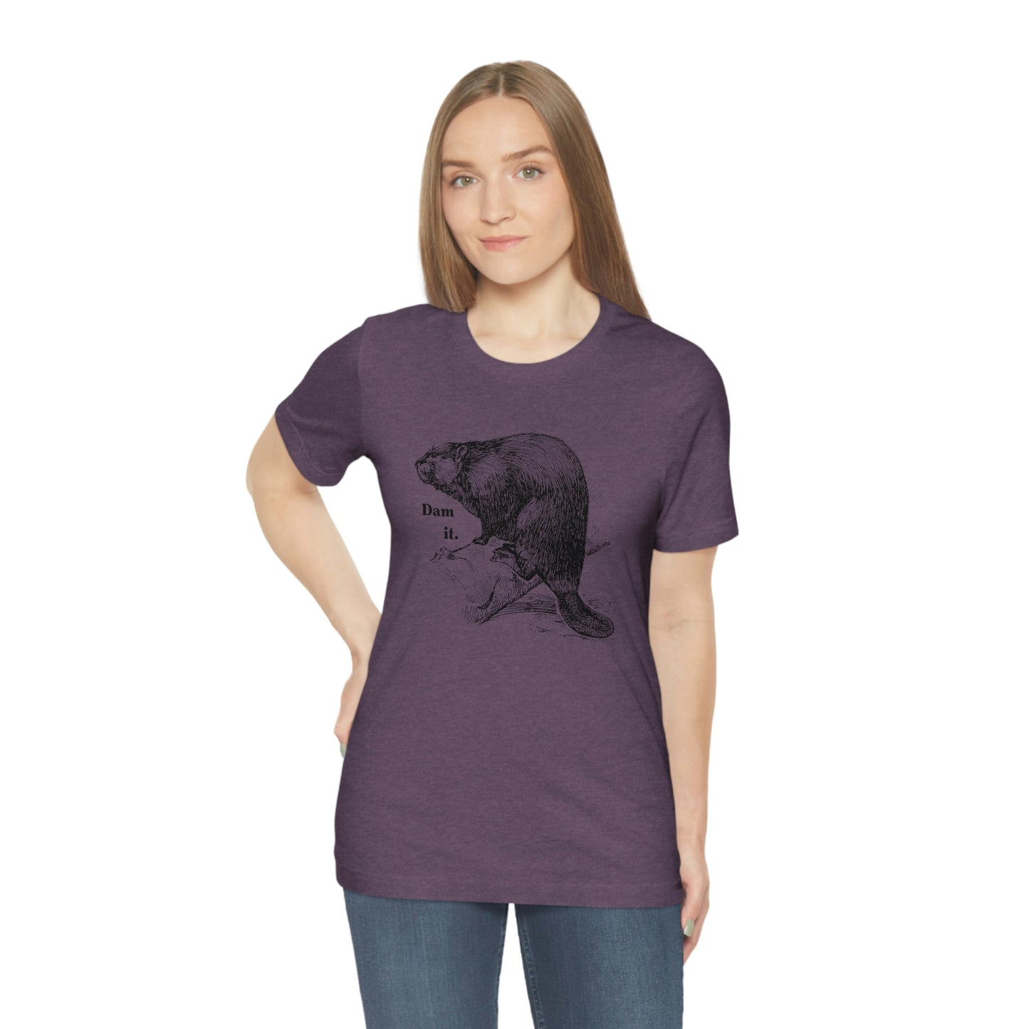 "Dam it" Bella Canvas Graphic Short Sleeve Tee