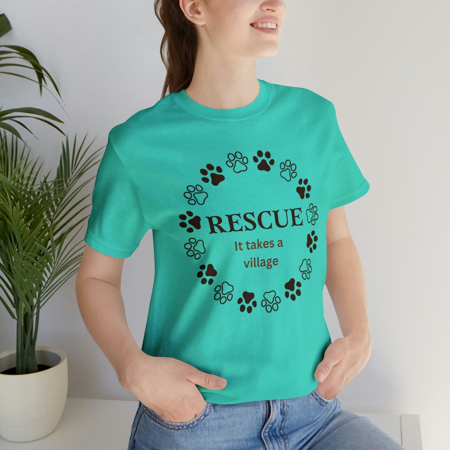 "Rescue" Bella Canvas Unisex Jersey Short Sleeve Tee