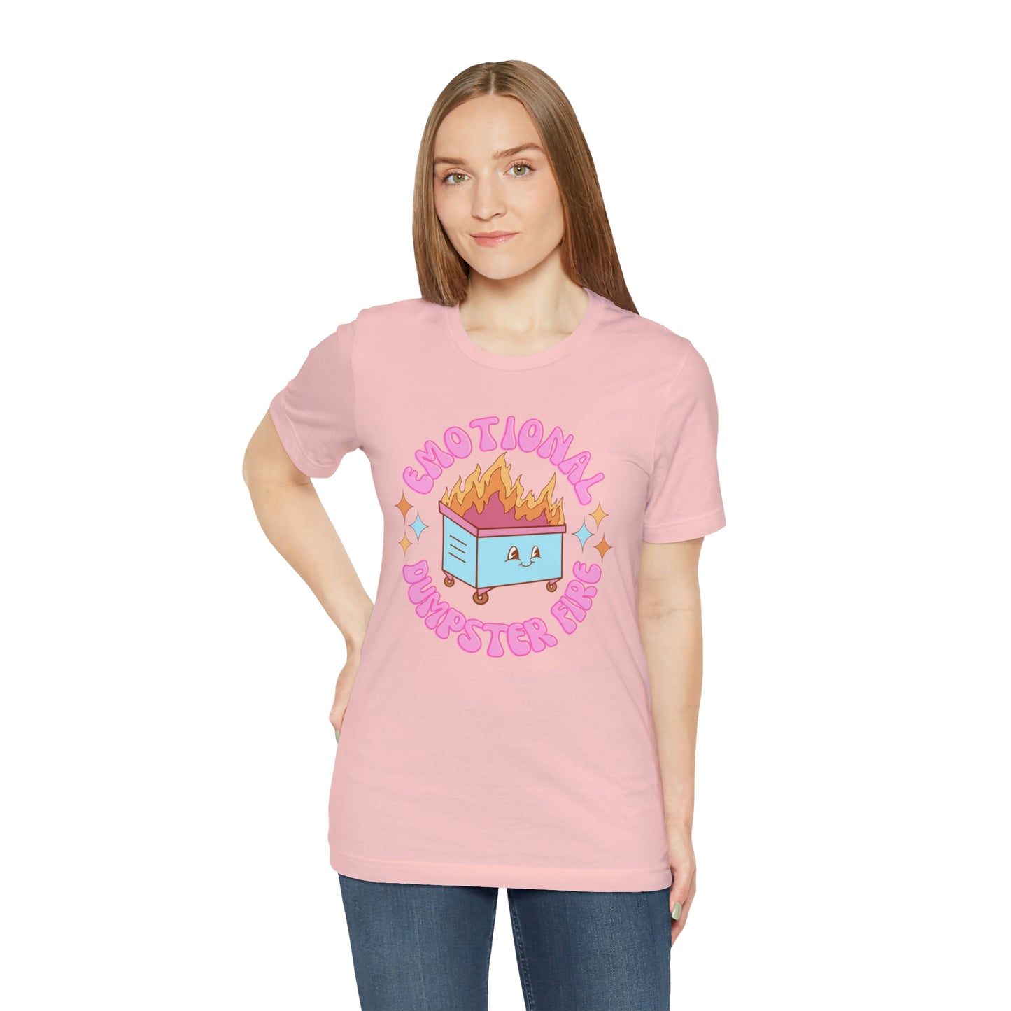"Emotional Dumpster Fire" Bella Canvas Short Sleeve Tee