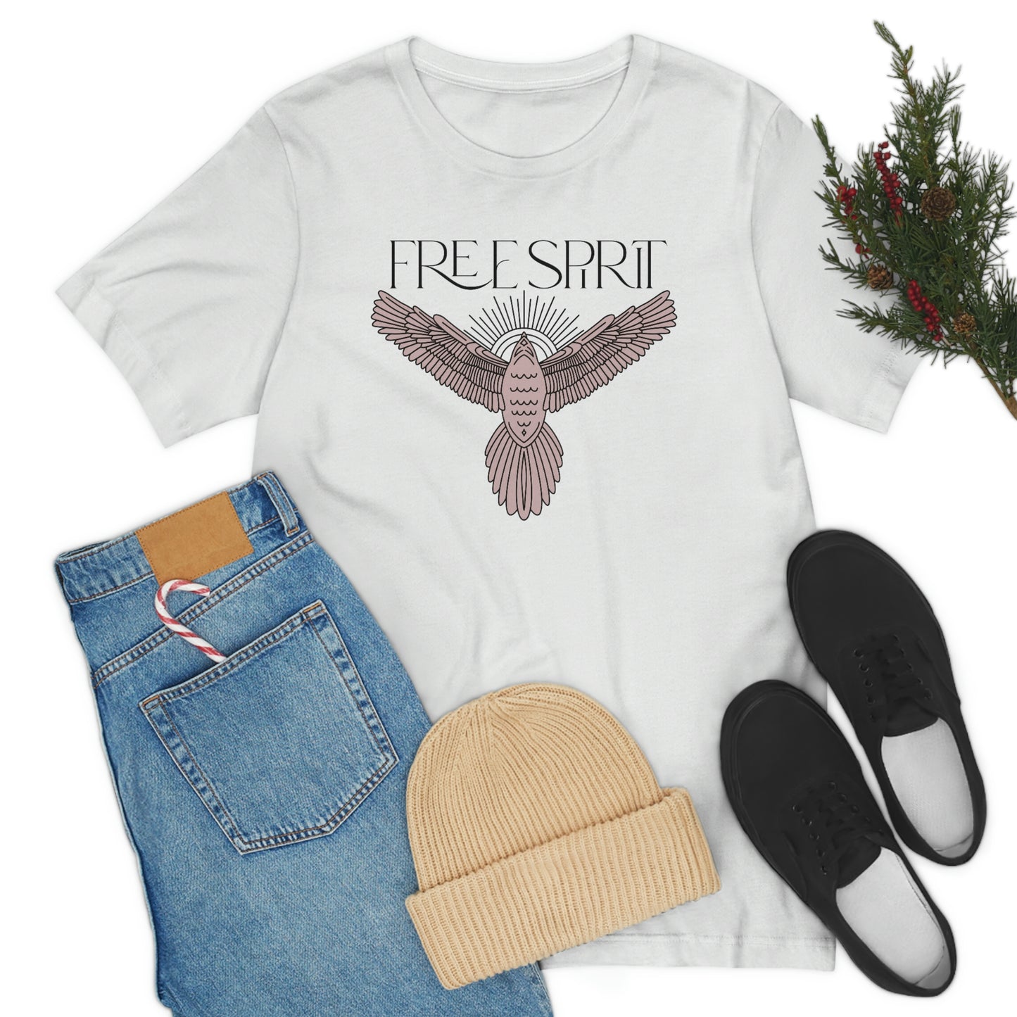 "Free Spirit" Bella Canvas Unisex Jersey Short Sleeve Tee