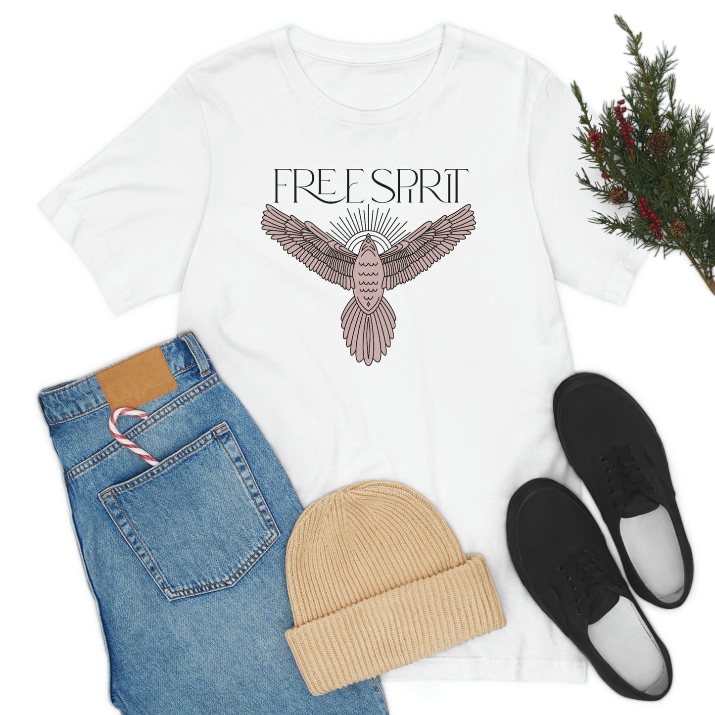 "Free Spirit" Bella Canvas Unisex Jersey Short Sleeve Tee