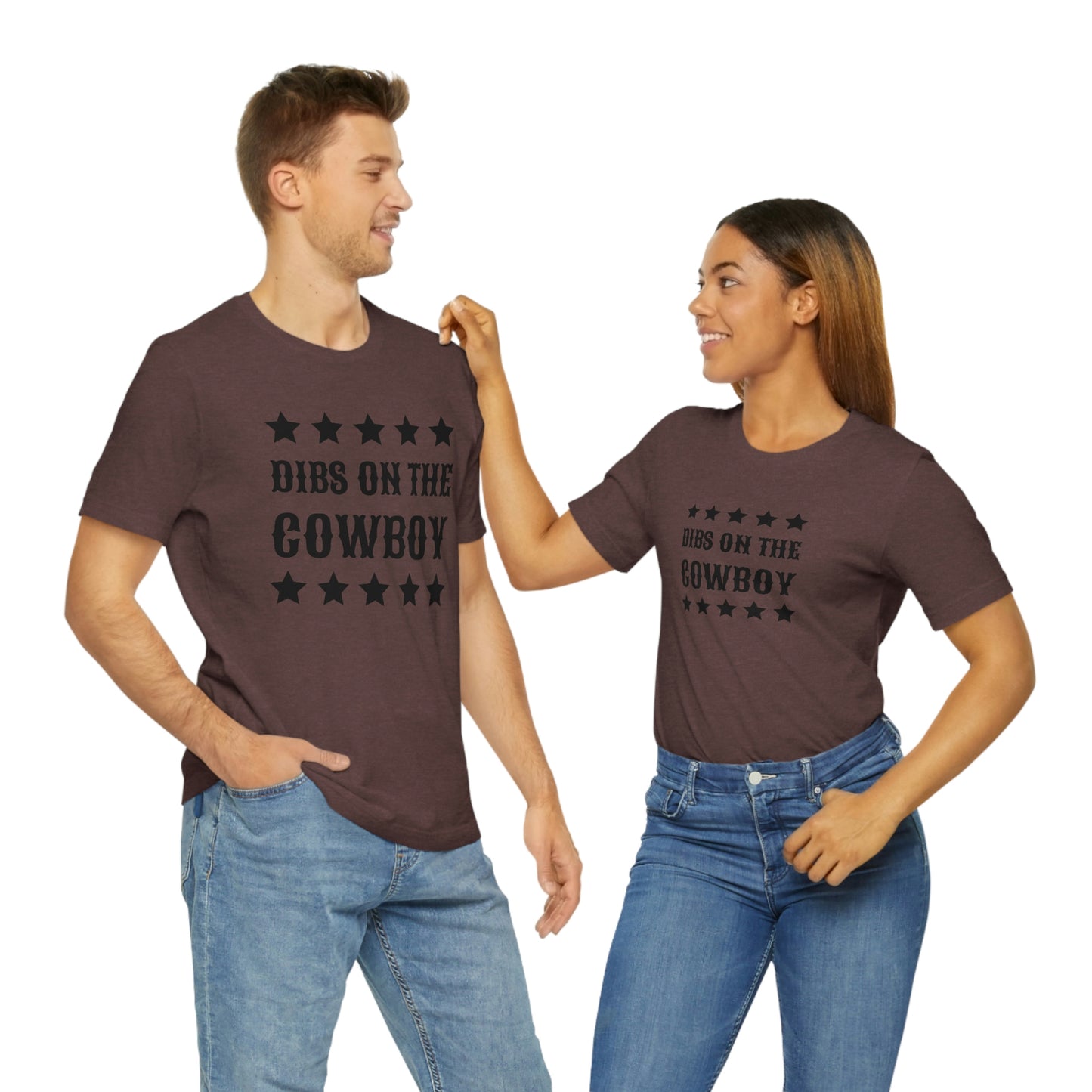 "Dibs on the Cowboy" Unisex Jersey Short Sleeve Tee