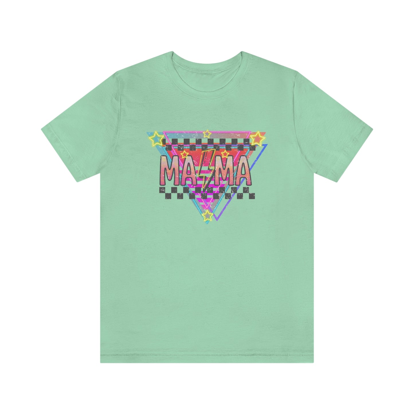 "Retro MAMA" Unisex Jersey Short Sleeve Tee