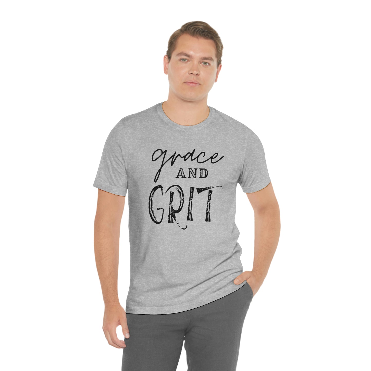 "Grace and Grit" Unisex Jersey Short Tee