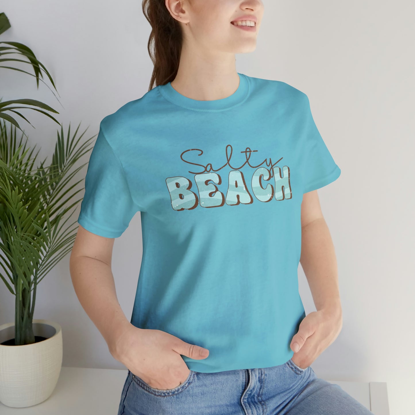 "Salty Beach" Bella Canvas Short Sleeve Tee