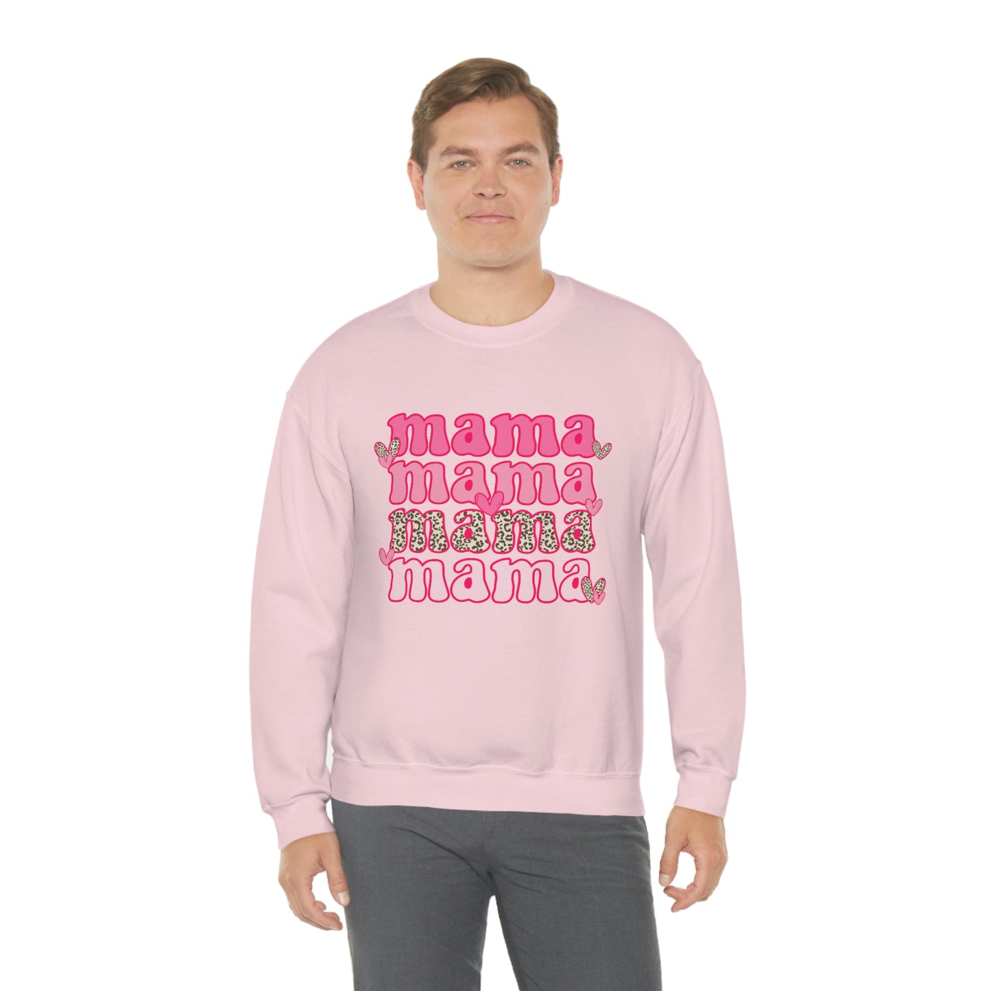 "Mama" Unisex Heavy Blend™ Crewneck Sweatshirt