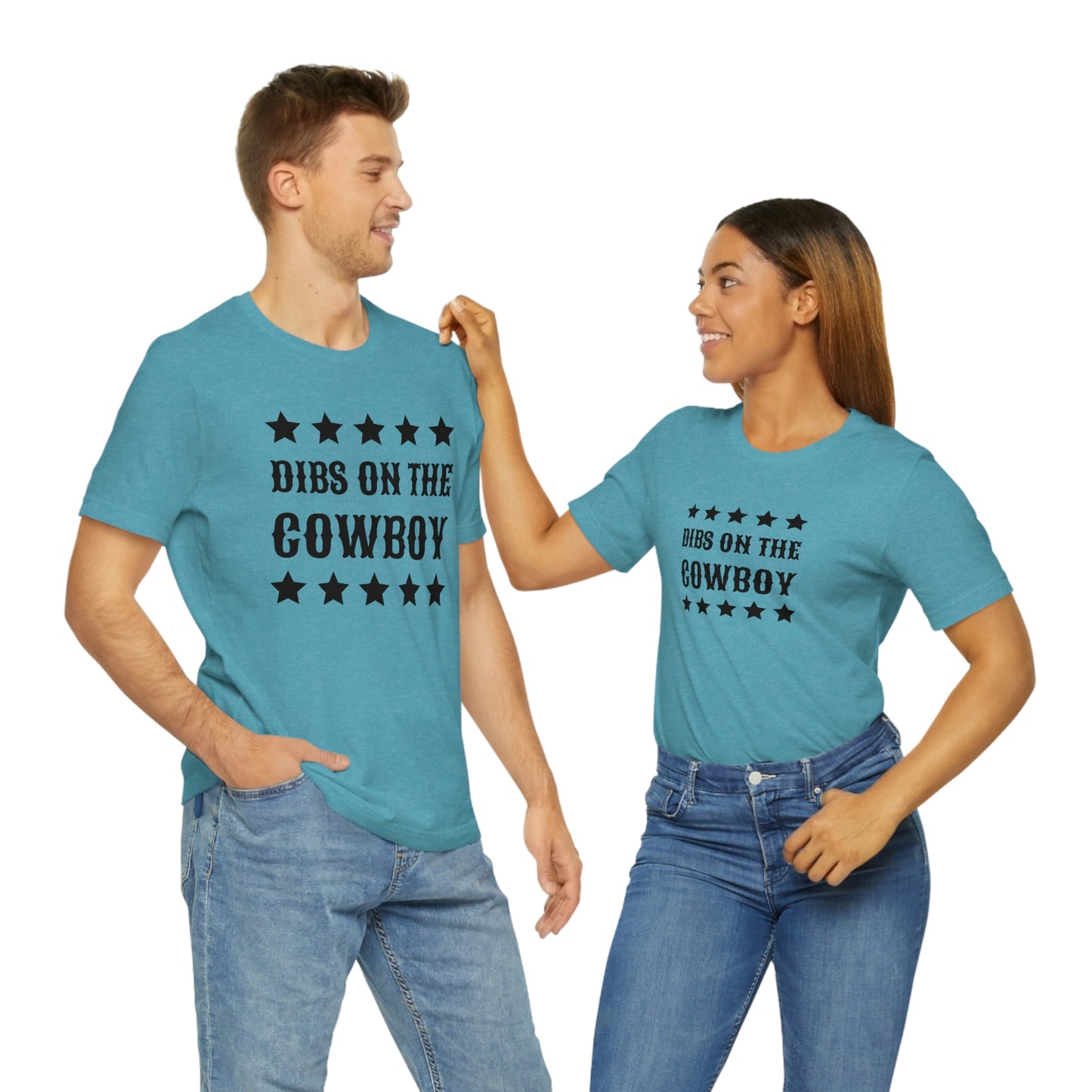 "Dibs on the Cowboy" Unisex Jersey Short Sleeve Tee