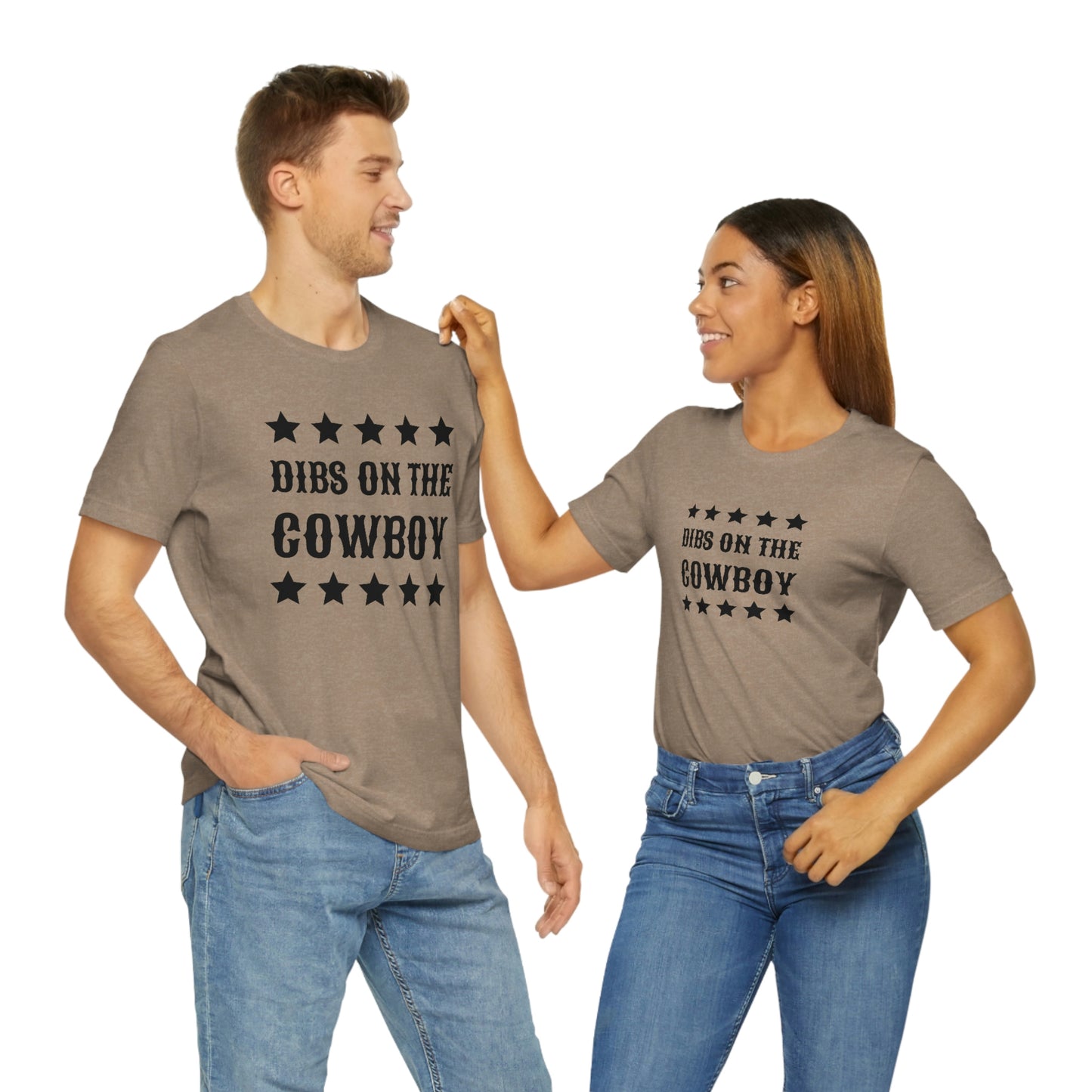 "Dibs on the Cowboy" Unisex Jersey Short Sleeve Tee