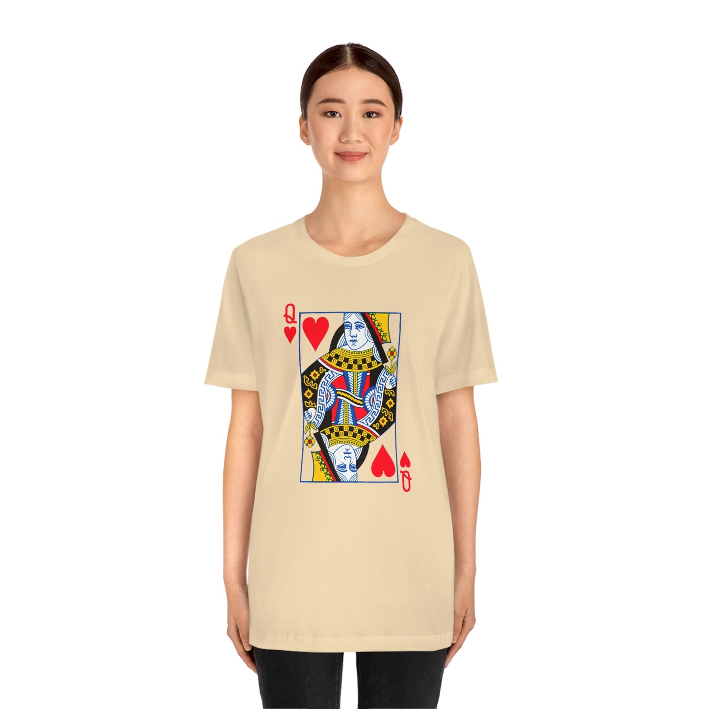 "Queen of Hearts" Unisex Jersey Short Sleeve Tee