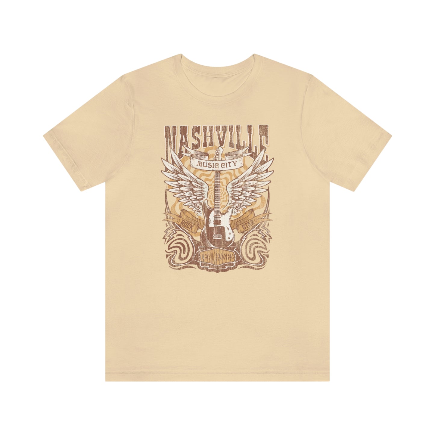 "Nashville Music City" Bella Canvas Unisex Jersey Short Sleeve Tee