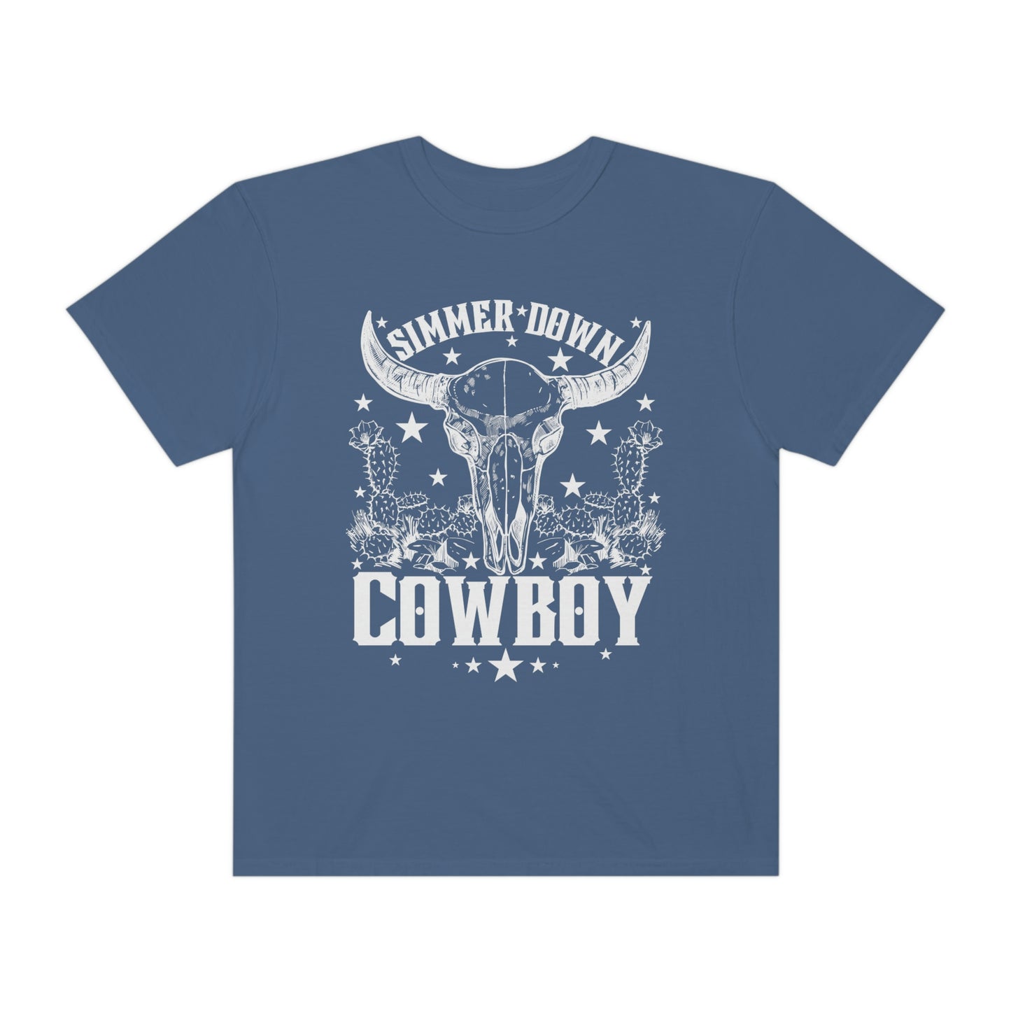"Simmer Down Cowboy" Comfort Colors Unisex Graphic T-shirt