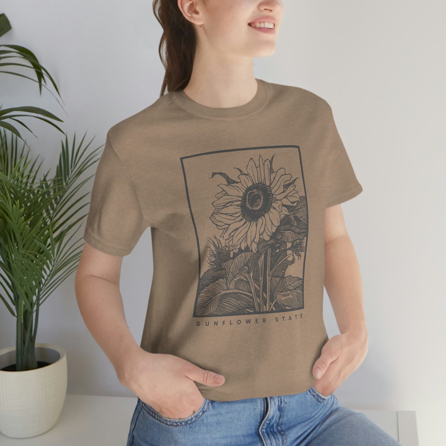 "Sunflower" Bella Canvas Unisex Jersey Short Sleeve Tee