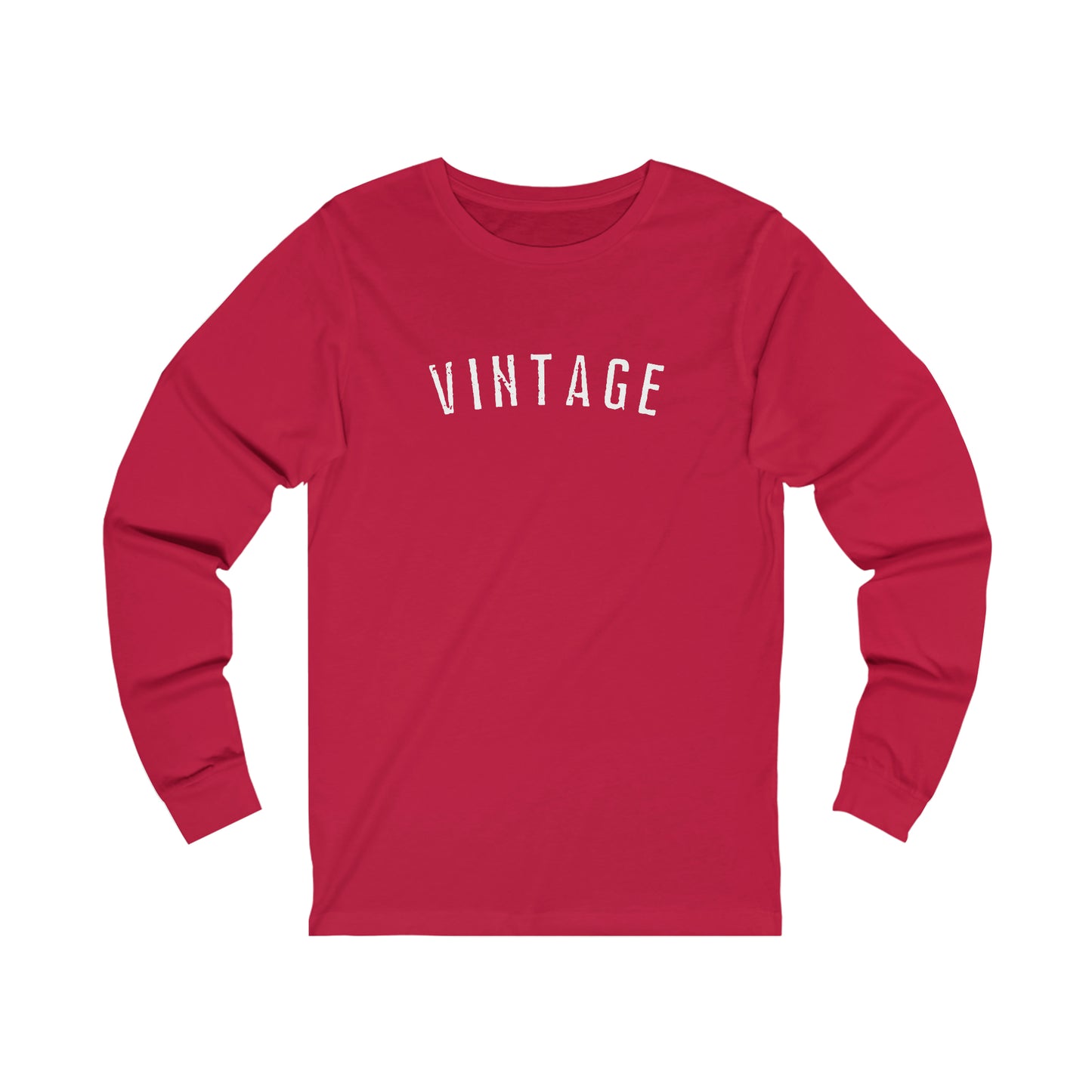 "Vintage" Bella Canvas Unisex Jersey Long Sleeve Tee