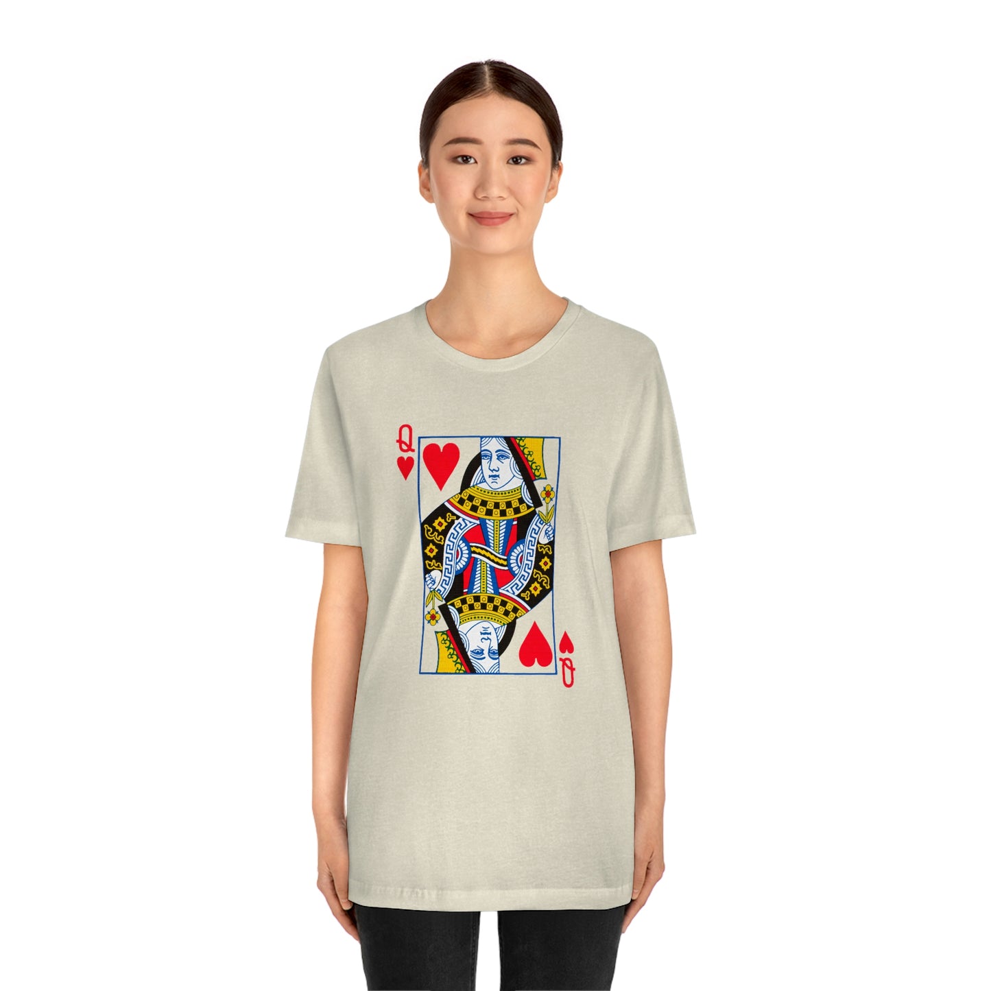 "Queen of Hearts" Unisex Jersey Short Sleeve Tee