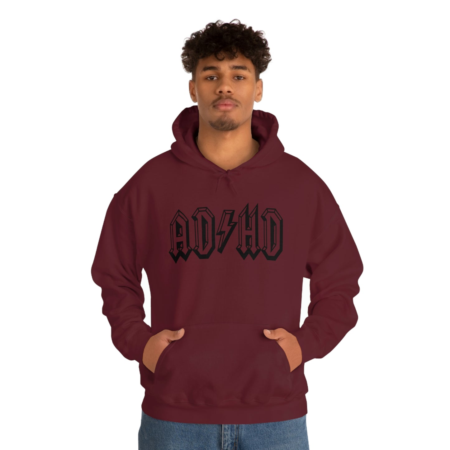 "ADHD" Unisex Hooded Sweatshirt