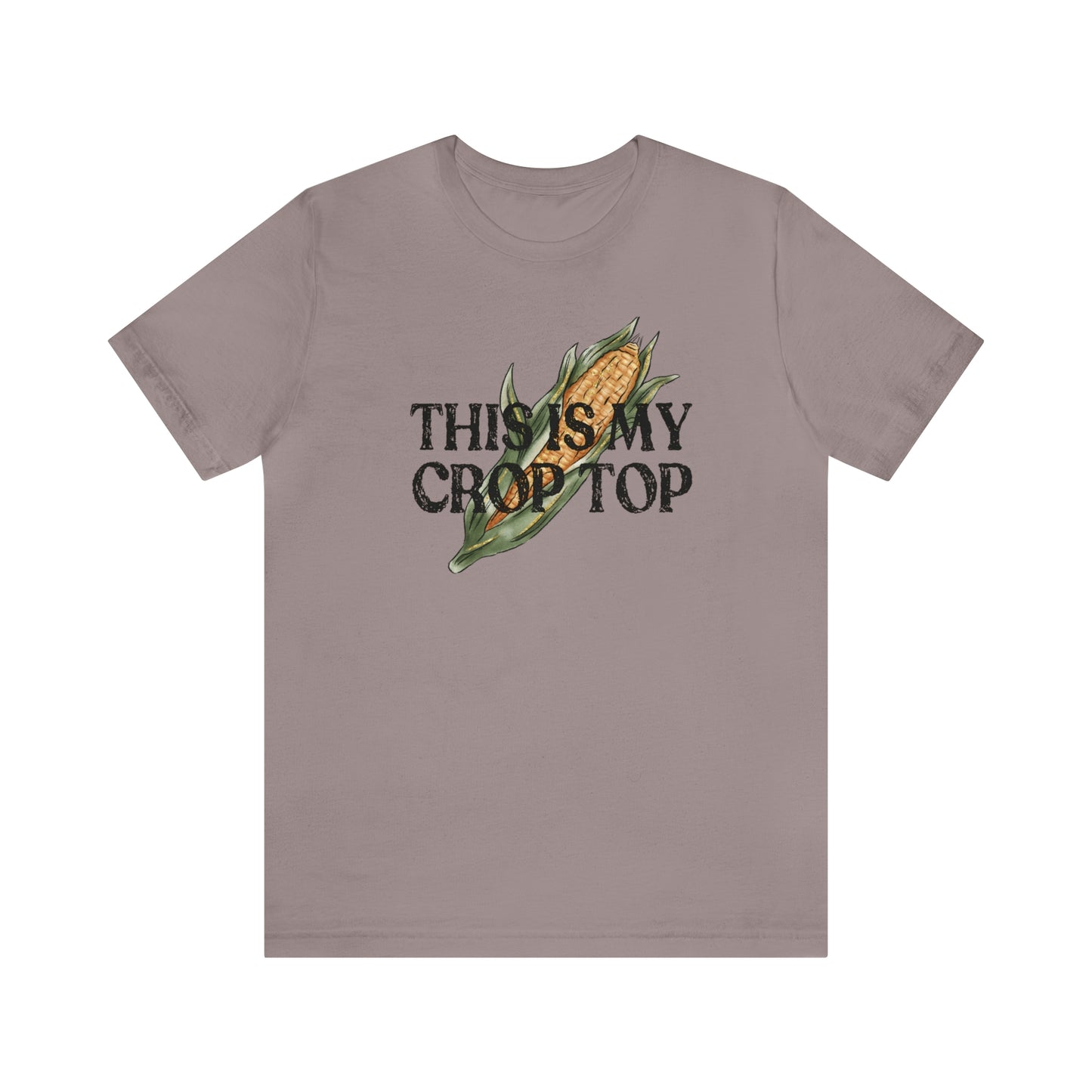 "Crop Top" Bella Canvas Unisex Short Sleeve Tee