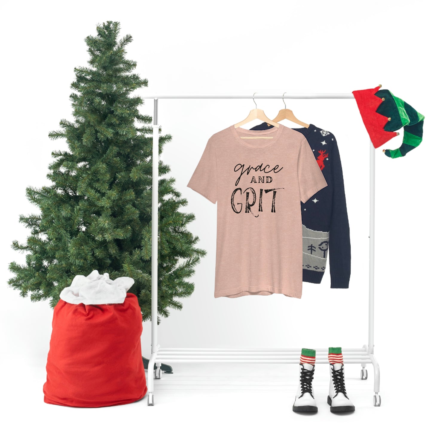 "Grace and Grit" Unisex Jersey Short Tee